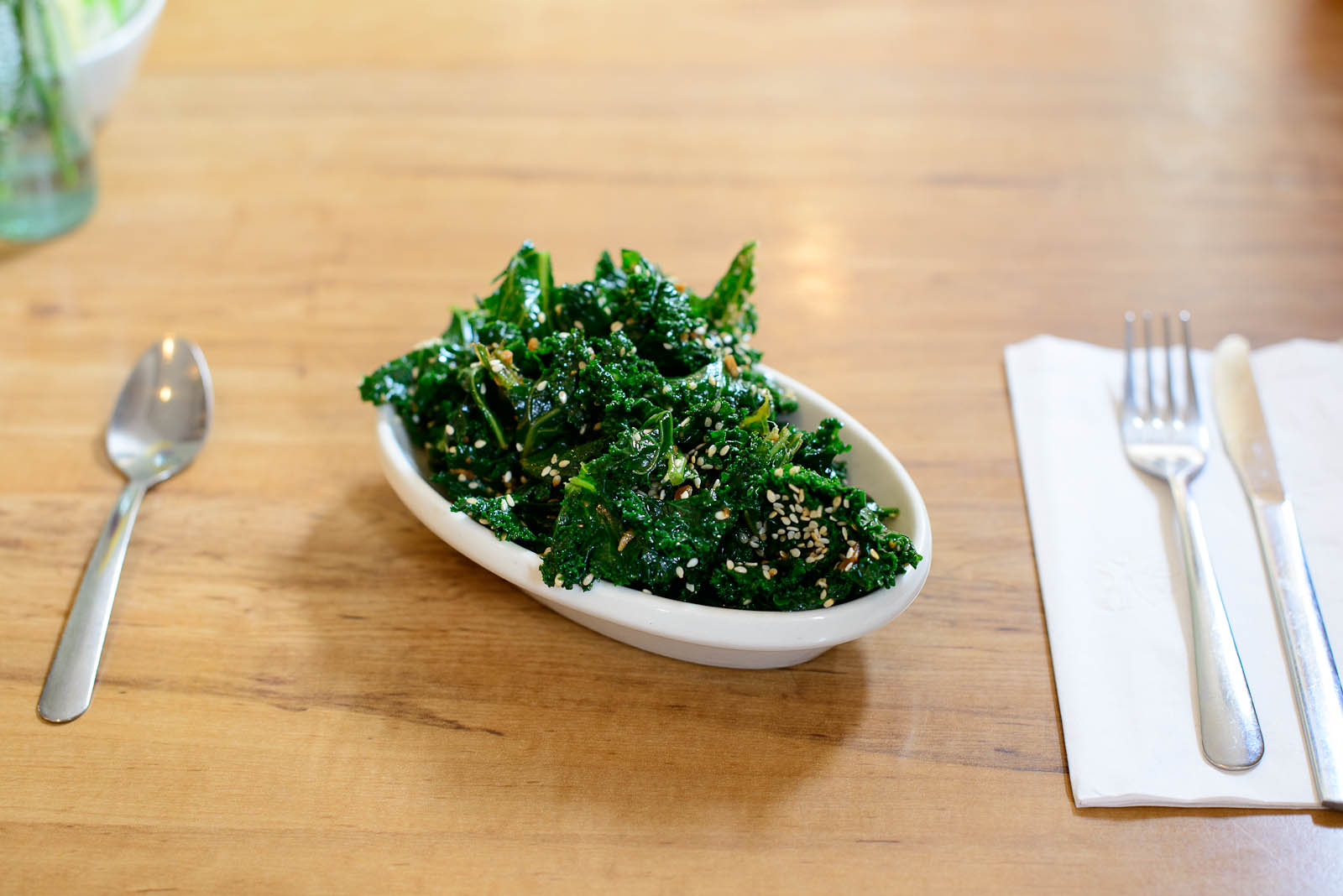 Kale and sesame salad