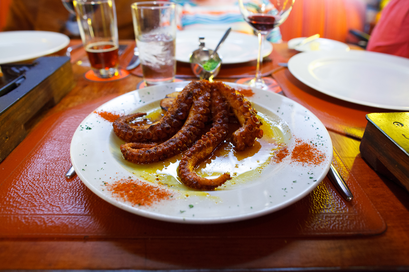 Grilled octopus