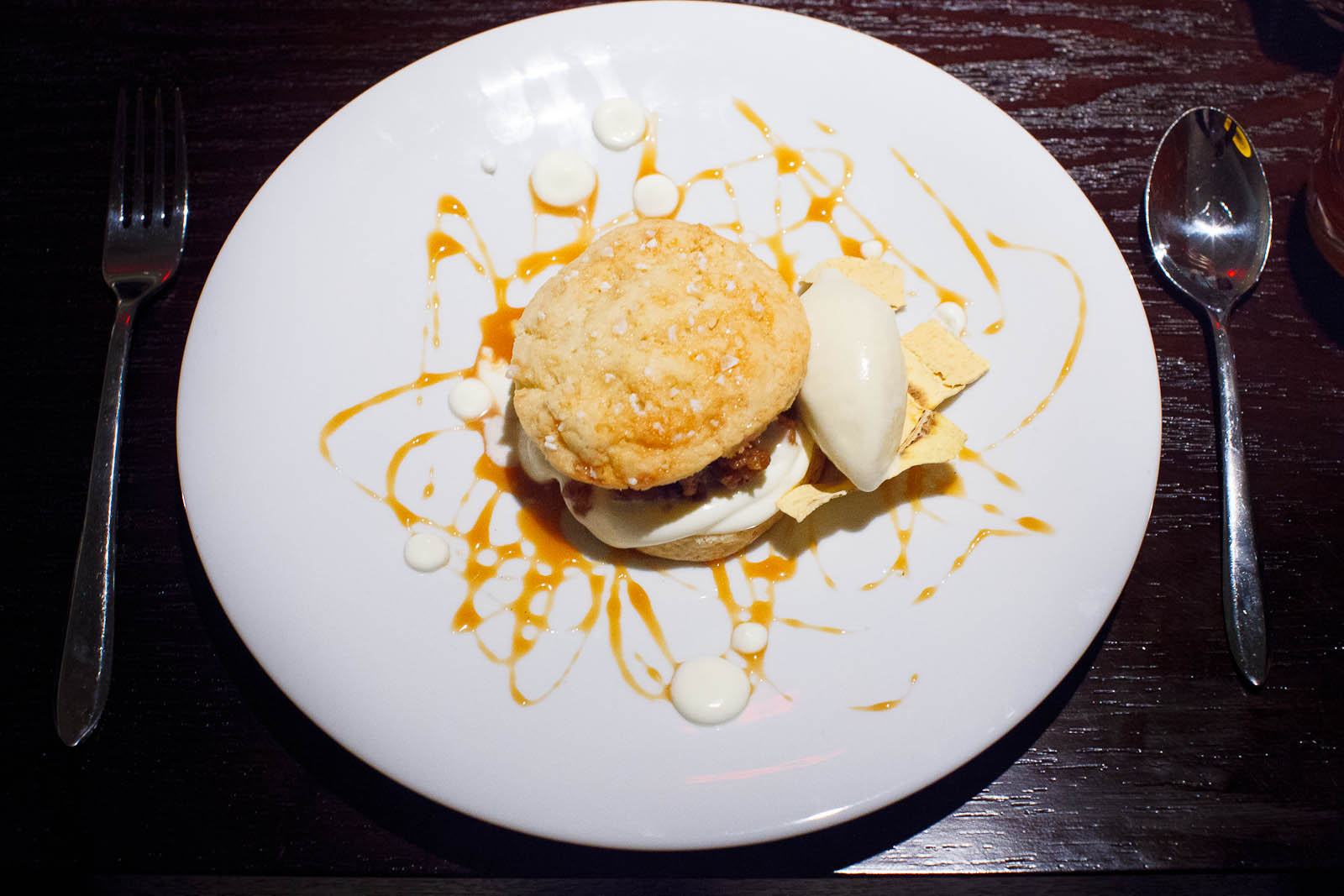 Sweet Plaintain Shortcakes with Cajeta & Crema ($9)