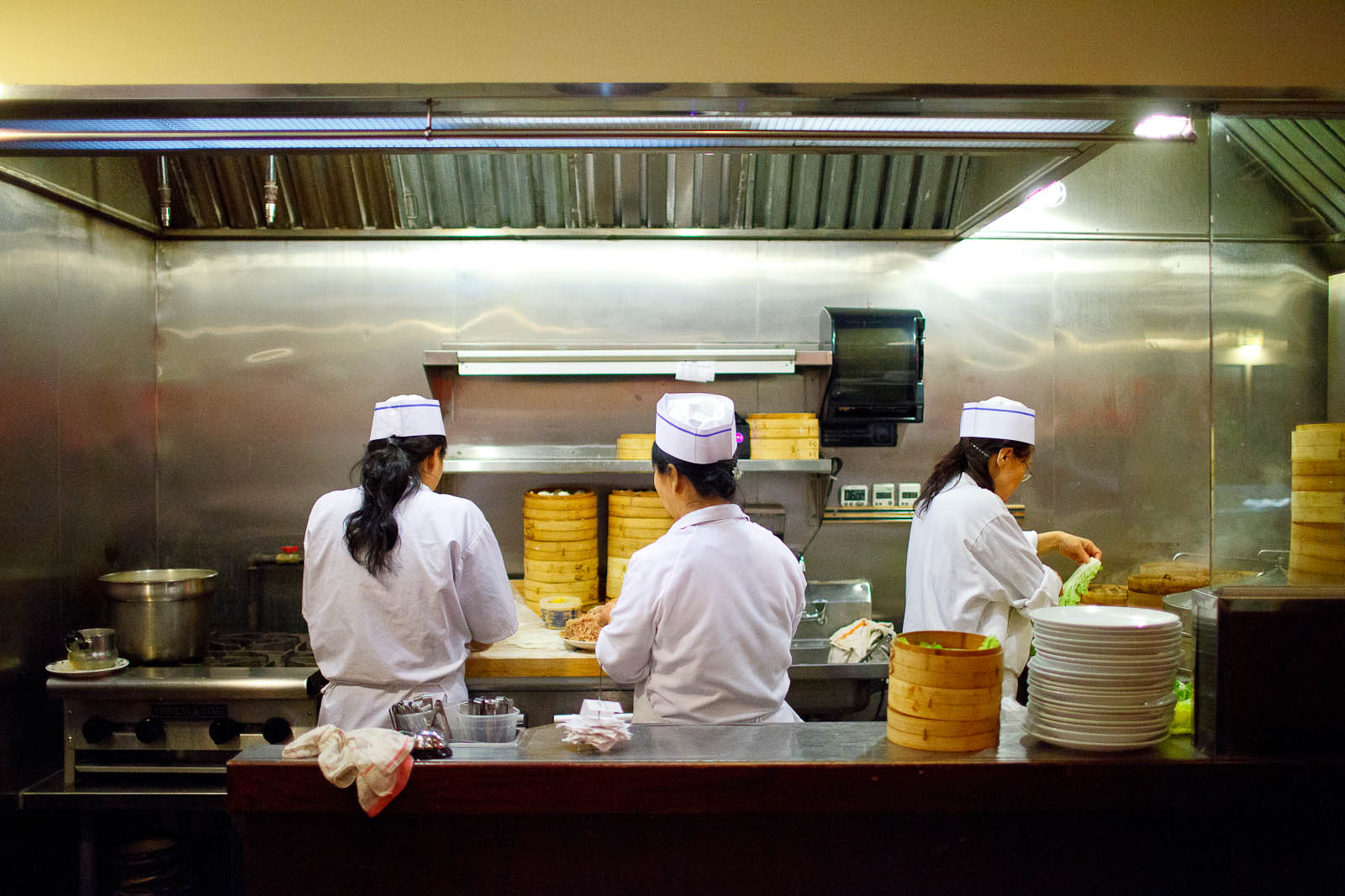 Rolling and steaming soup dumplings