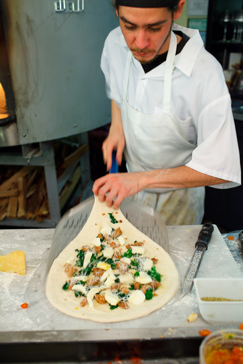 Into the oven