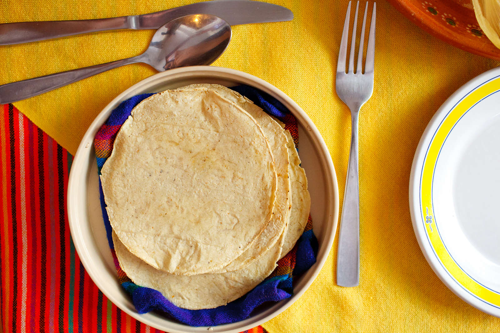 Tortillas recién hechas