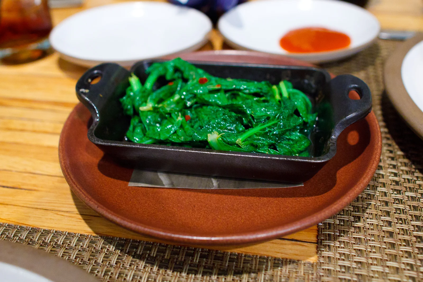 Side: Tender Broccoli Raab with Lemon, Garlic and Chilies