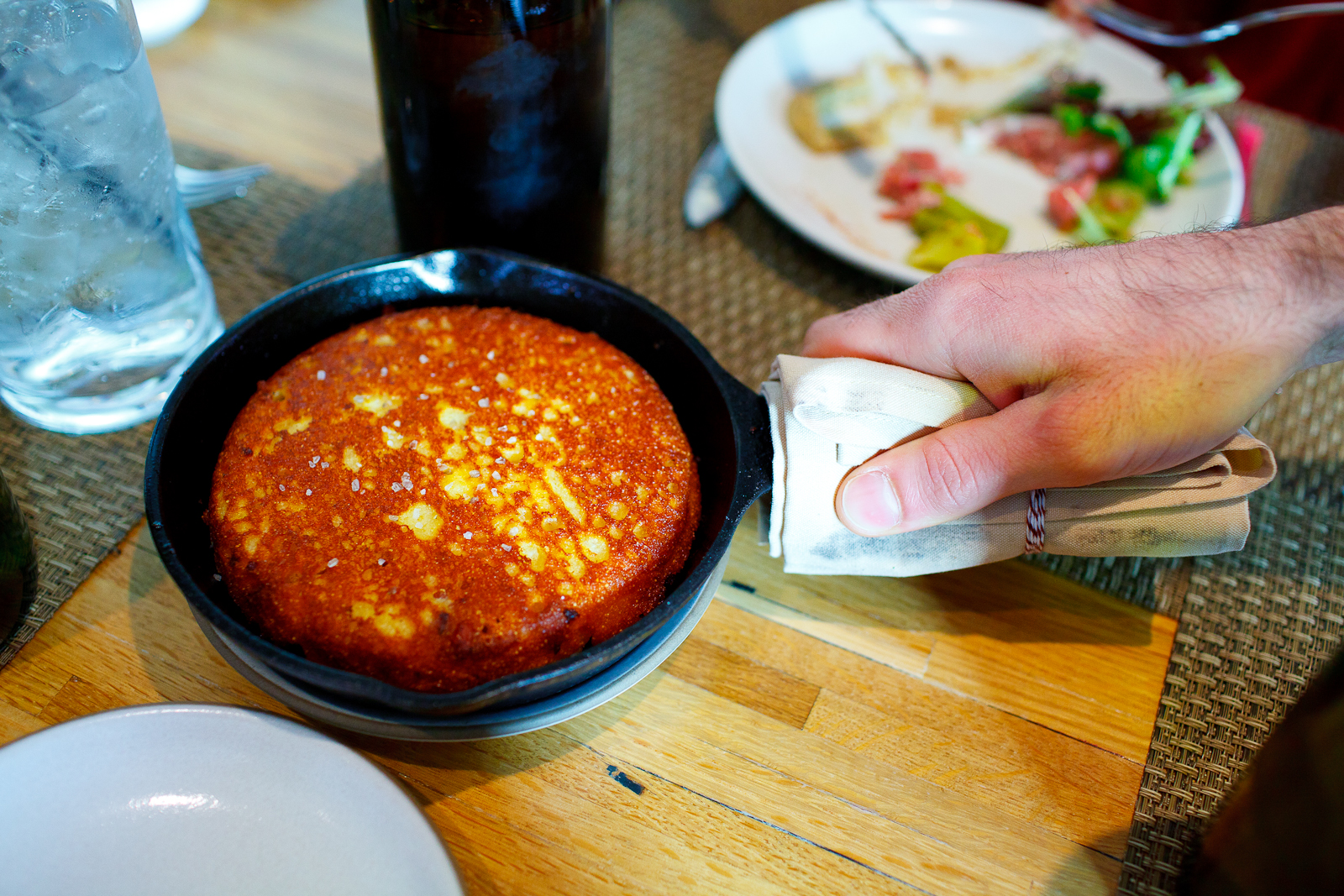 A Skillet of Benton’s Bacon Cornbread