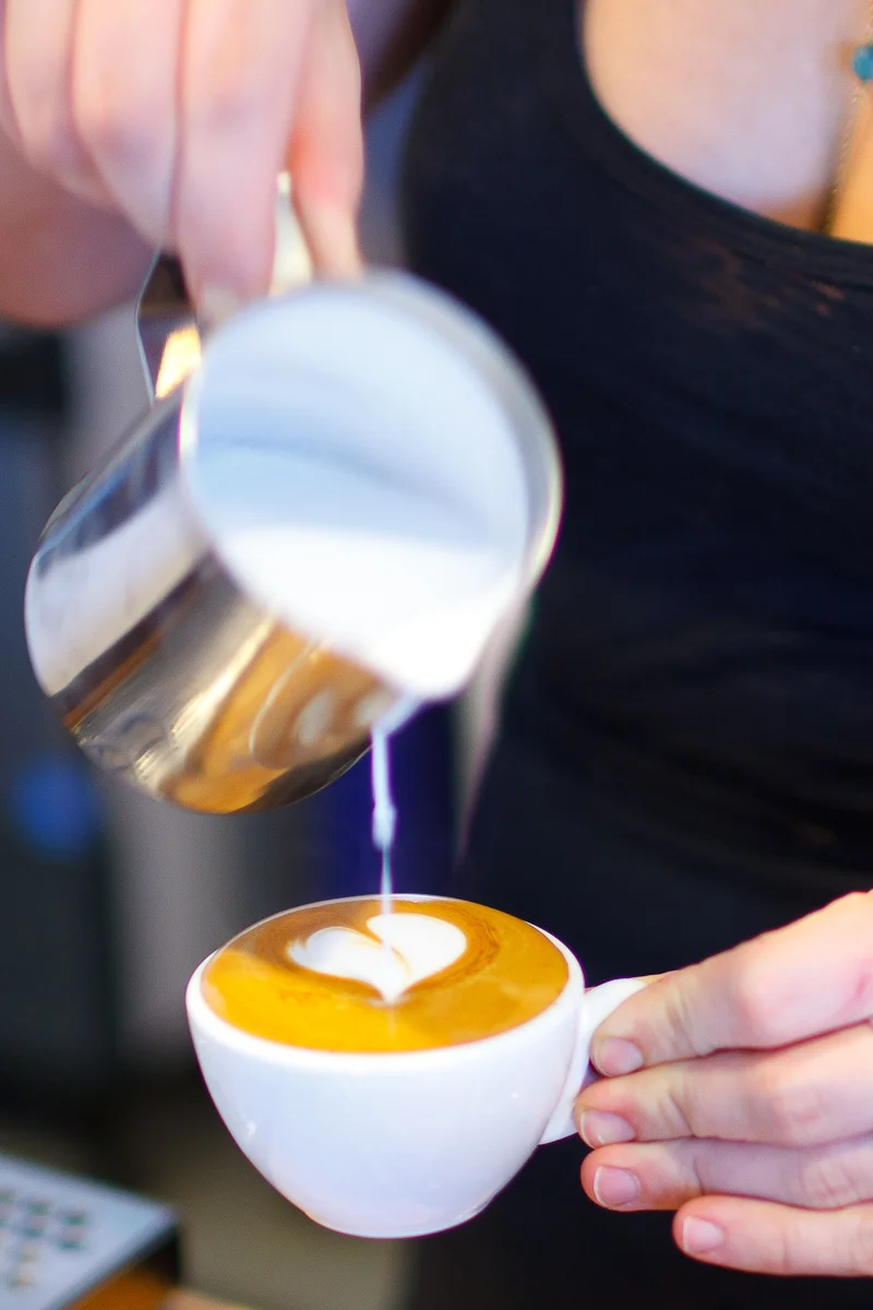 Pouring a Macchiato