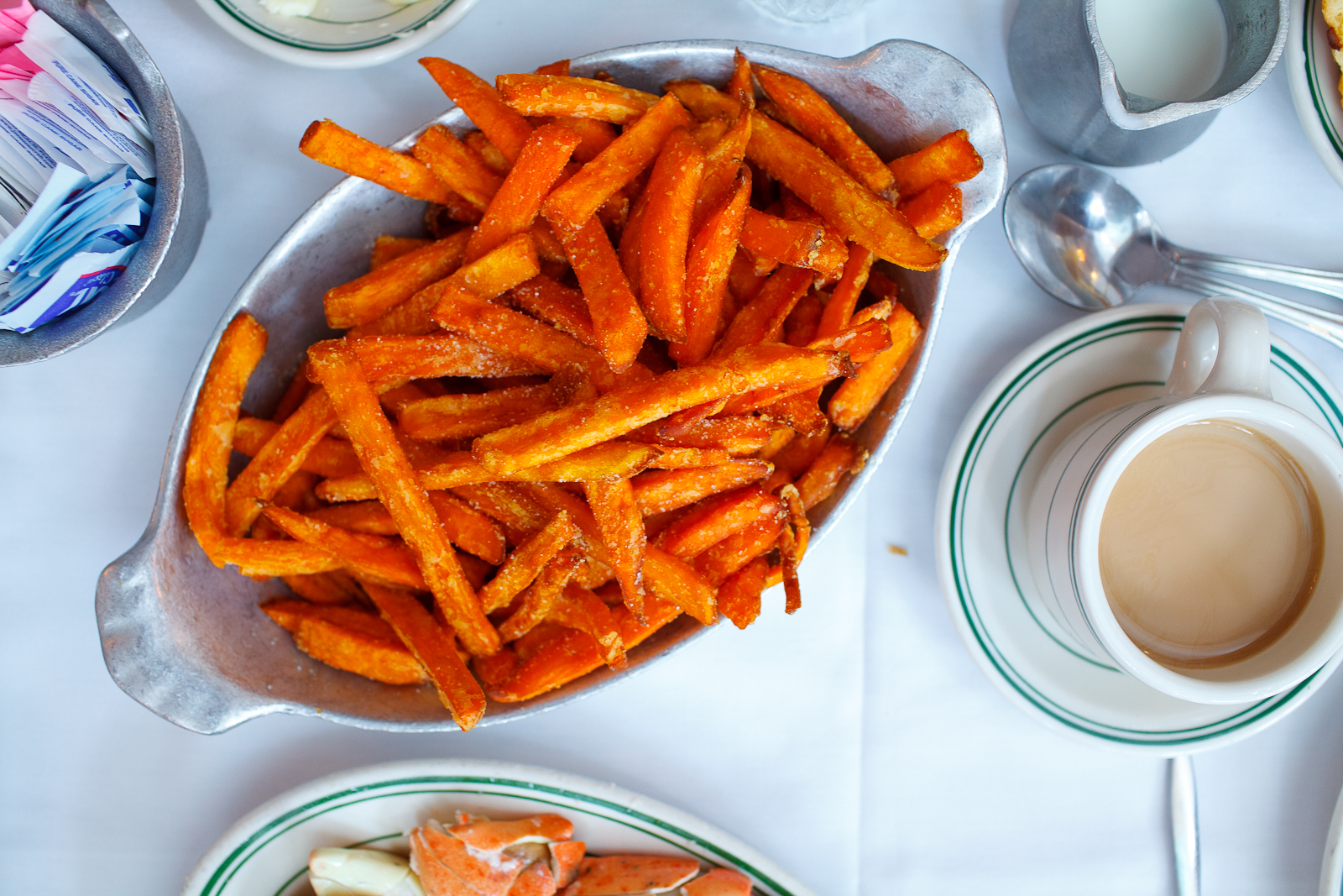 Skinny fried sweet potatoes ($6.95)