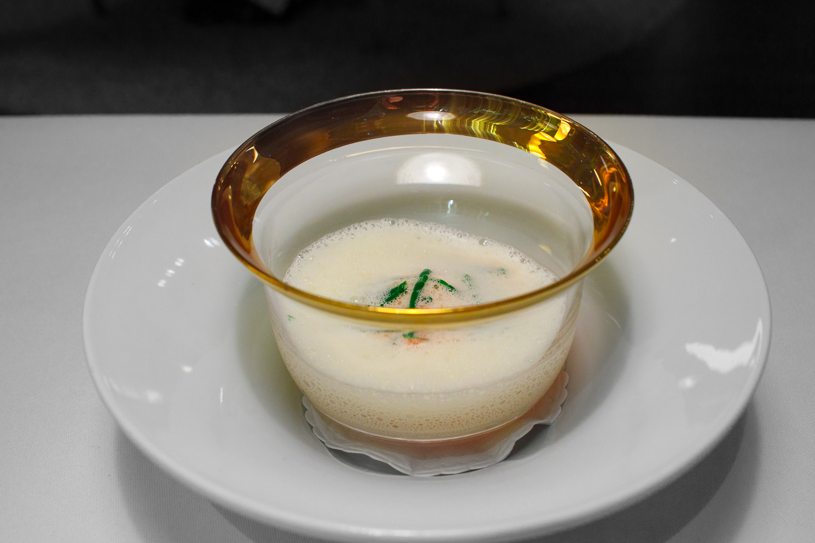 Amuse bouche: lemon custard