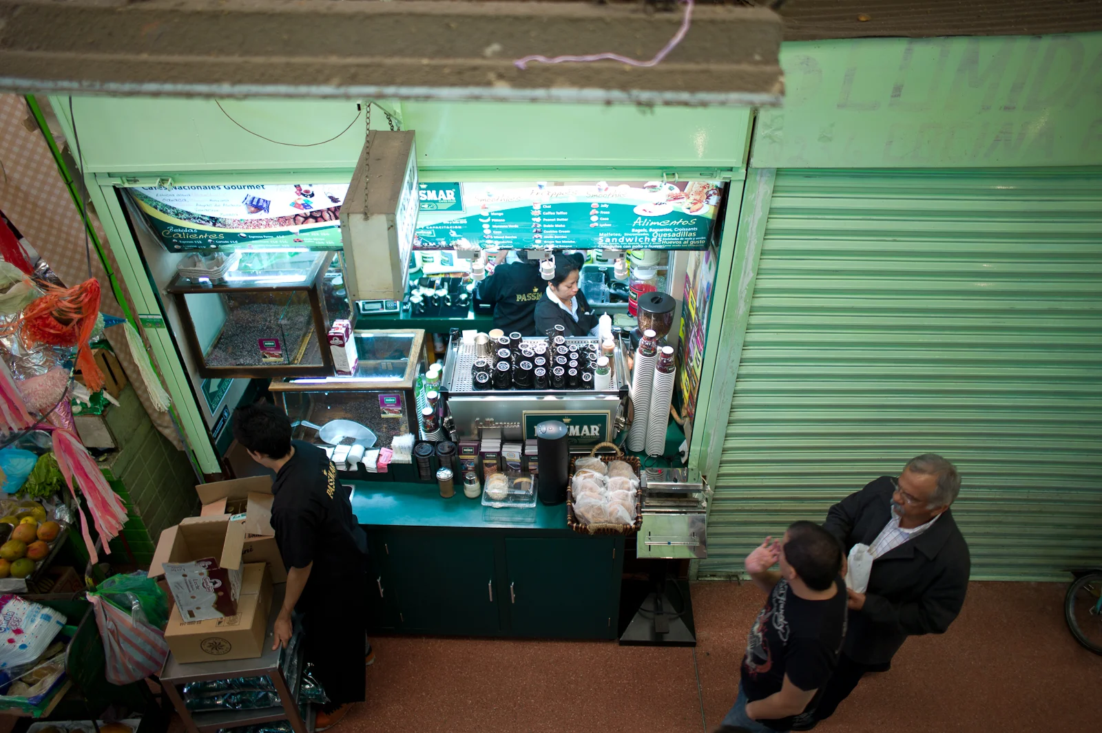 The Café Passmar storefront