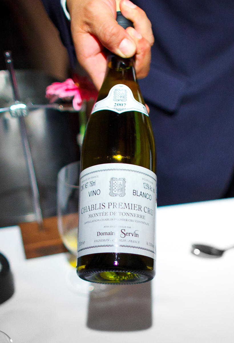 Presentation of Chablis Premier Cru Montée de Tonnerre