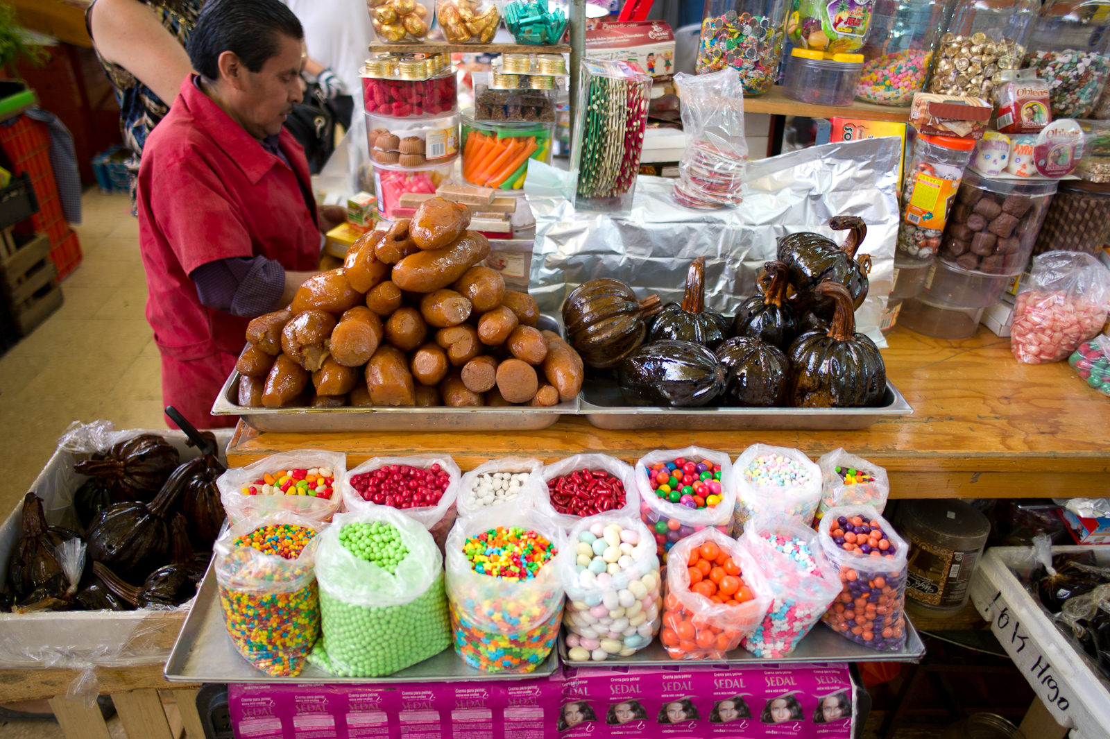 Vendidor de delicias Mexicanas