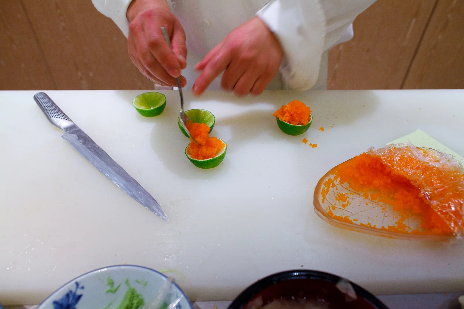 Masago y limón