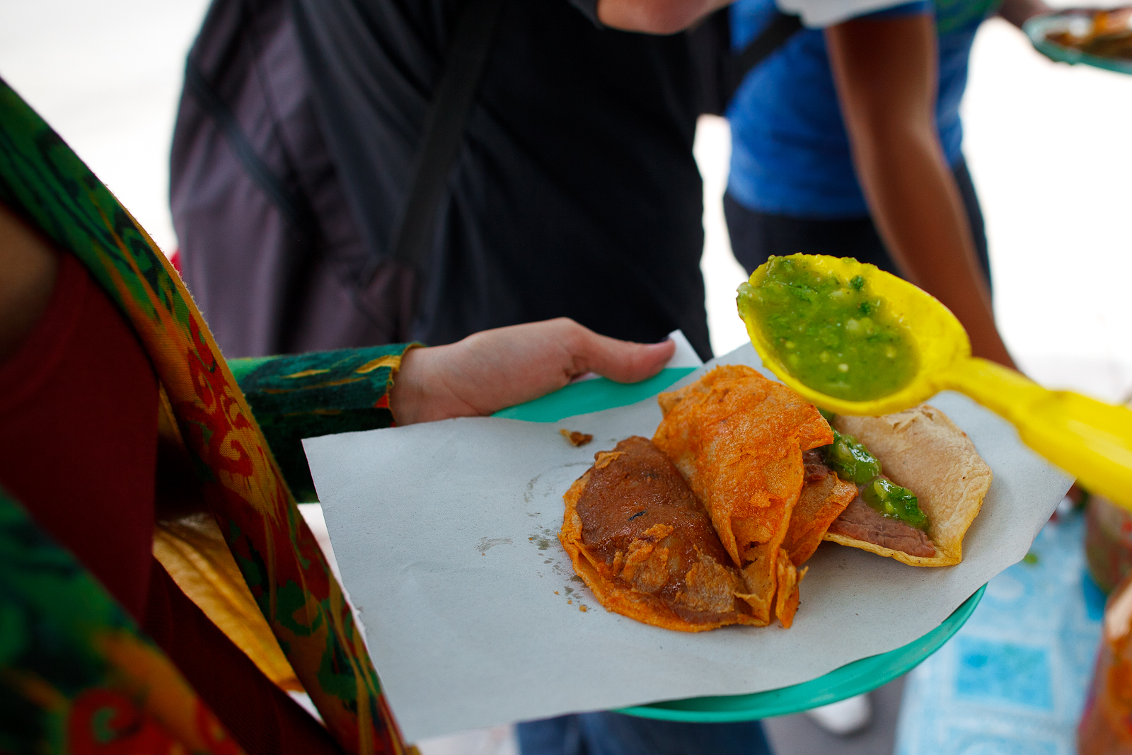 Tacos de Canasta (Street Vendor), Cholula, Mexico