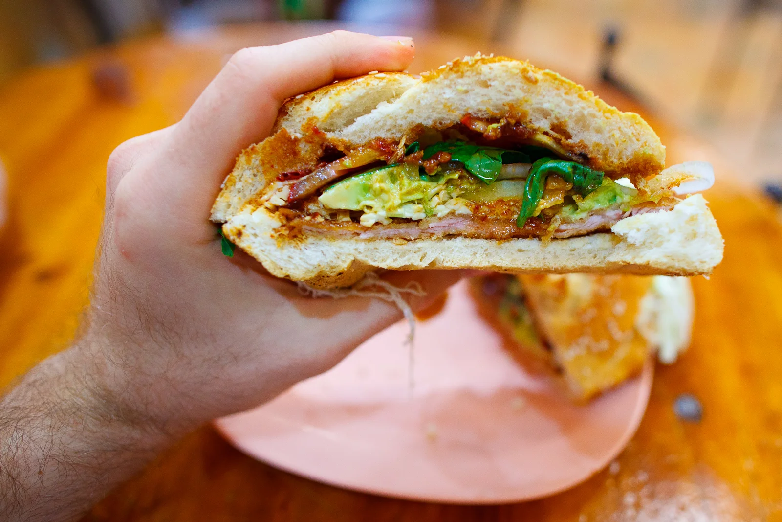 Cemitas Mary, Mercado el Carmen, Cholula, Mexico