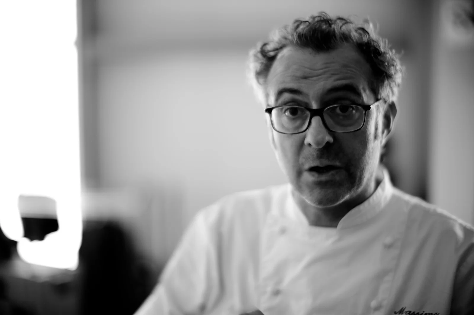 Portrait of Chef Massimo Bottura, Osteria Francescana. "You can research and research but at the end of the day the food still has to taste good."