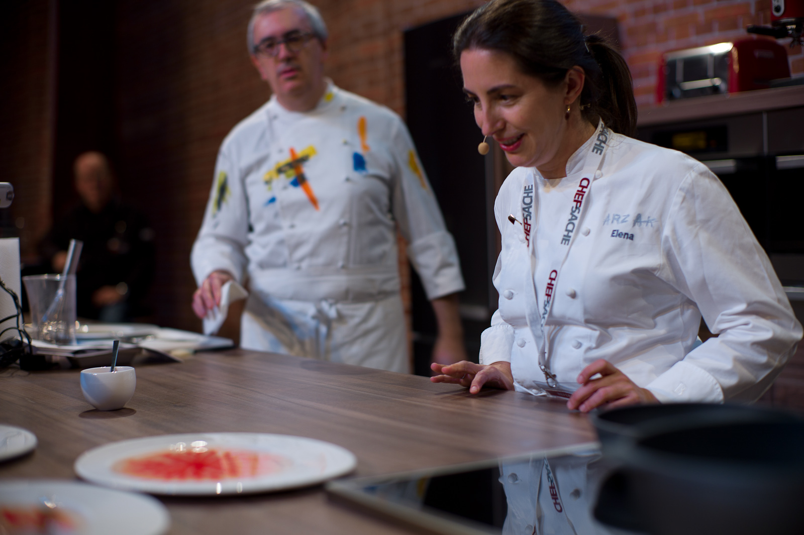 Chef Elena Arzak presents "crystal eye"