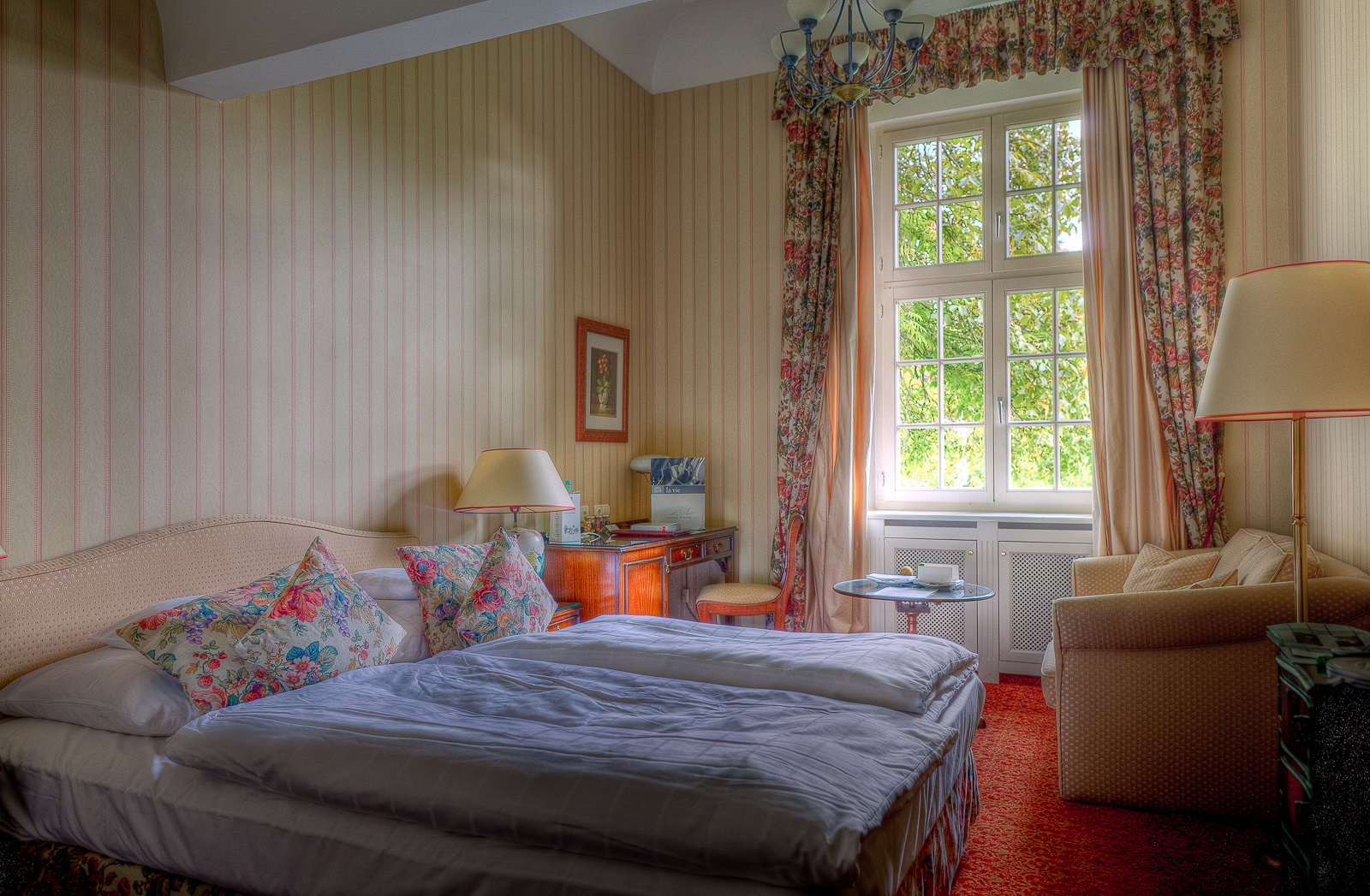 My room at the Schlosshotel Lerbach