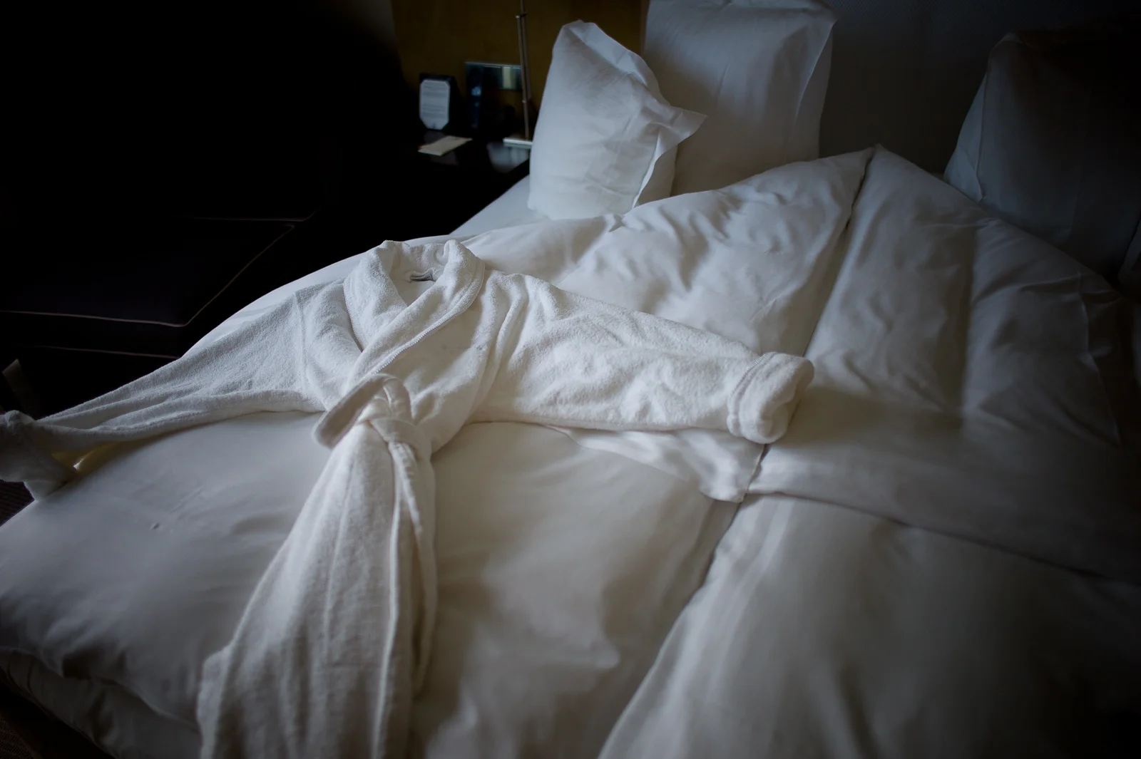 Jump into bed