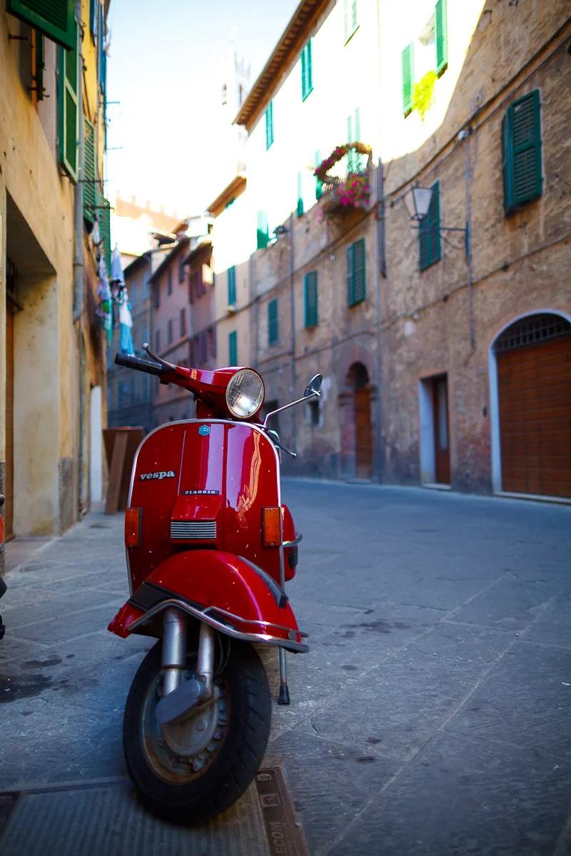 Red Vespa