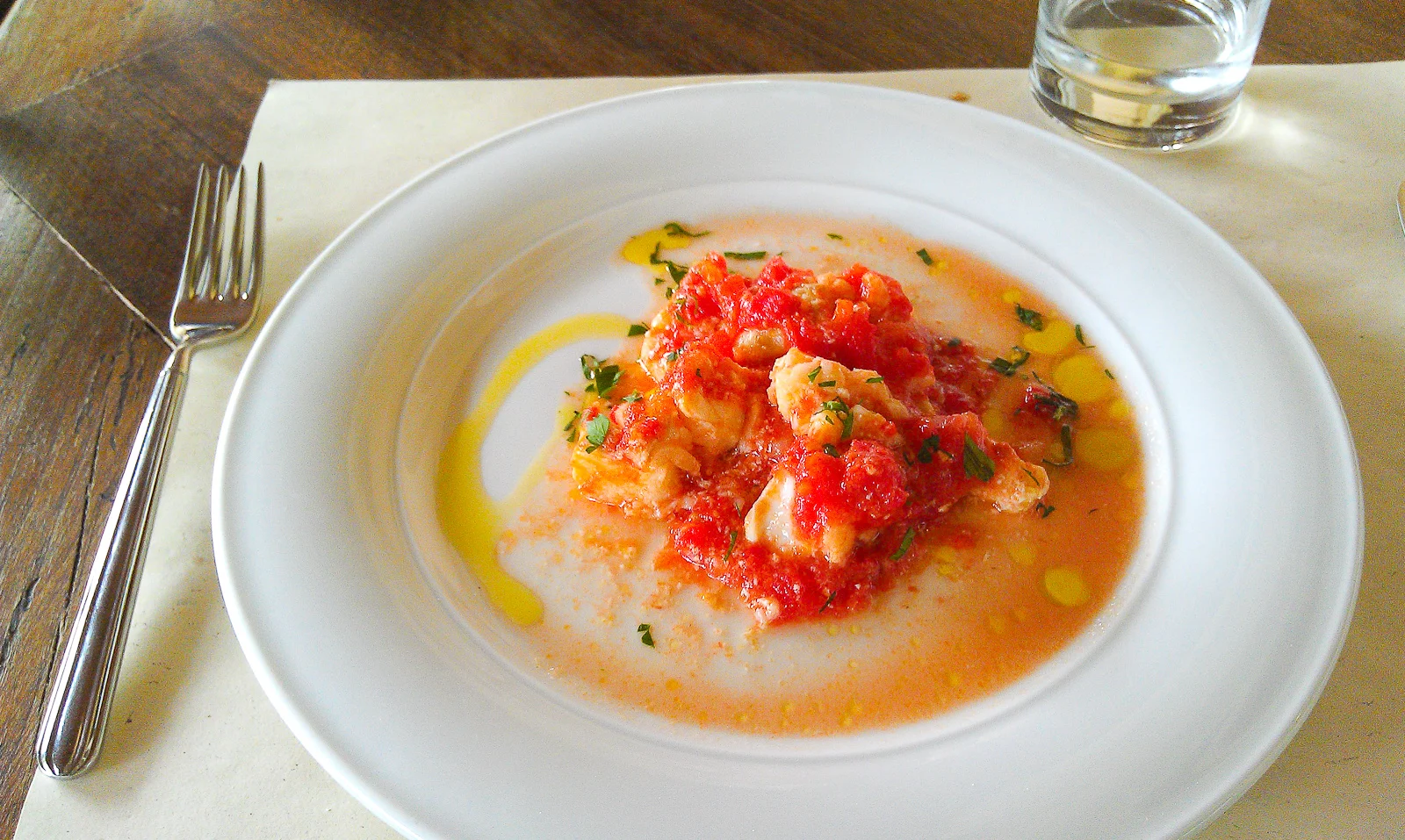 Trancio di tonnetto alla Mediterranea