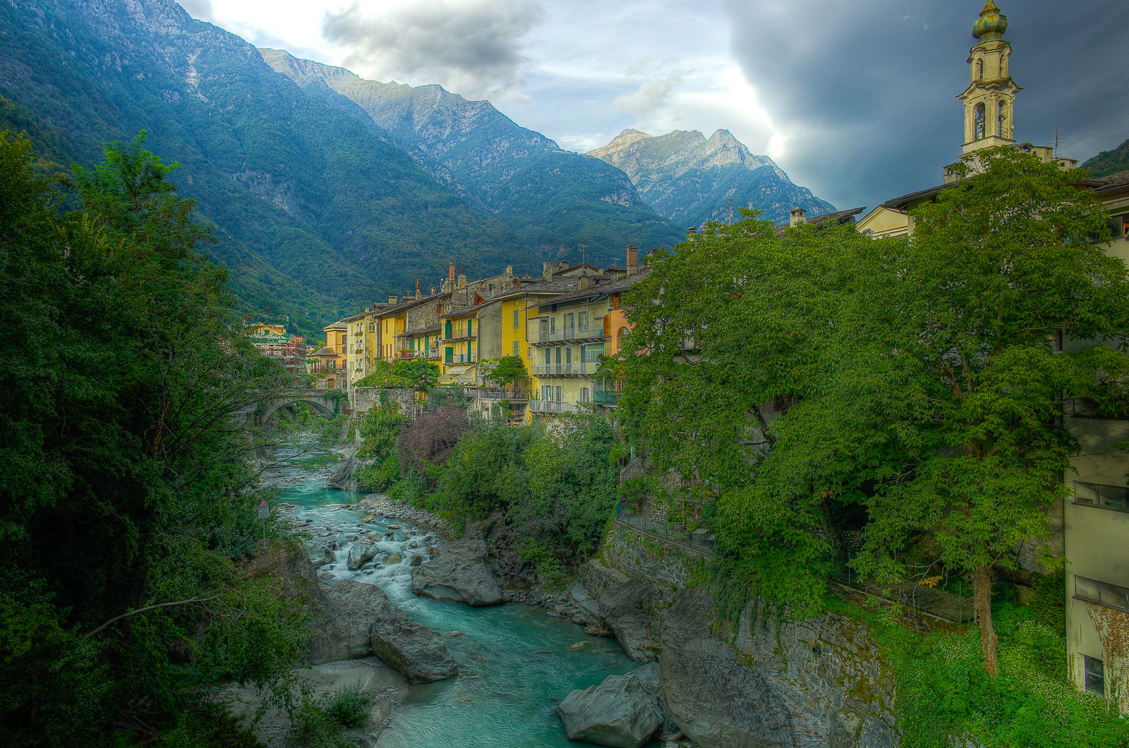 Chiavenna, Fume la Mera