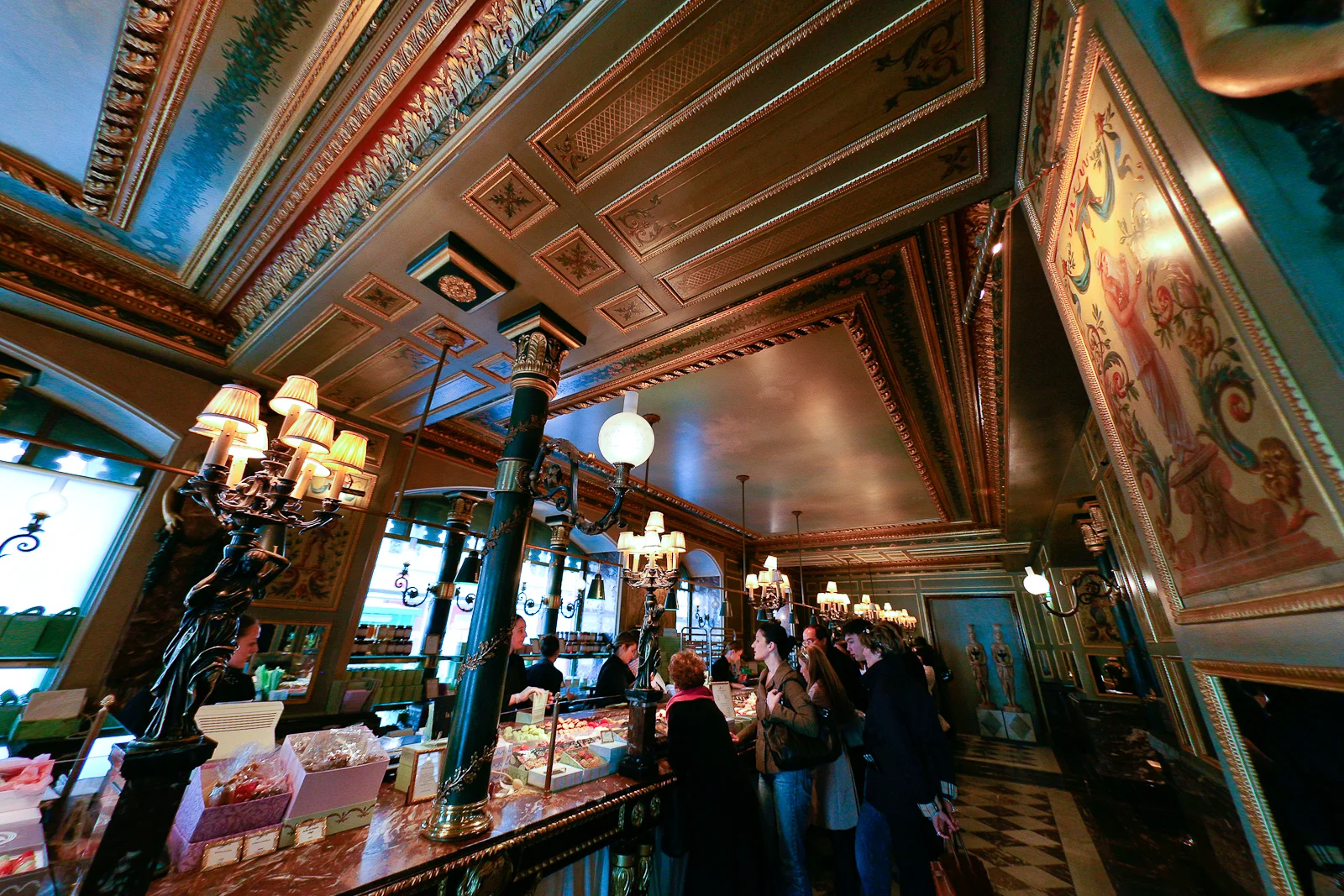 Interior of Ladurée, Champs Élysées