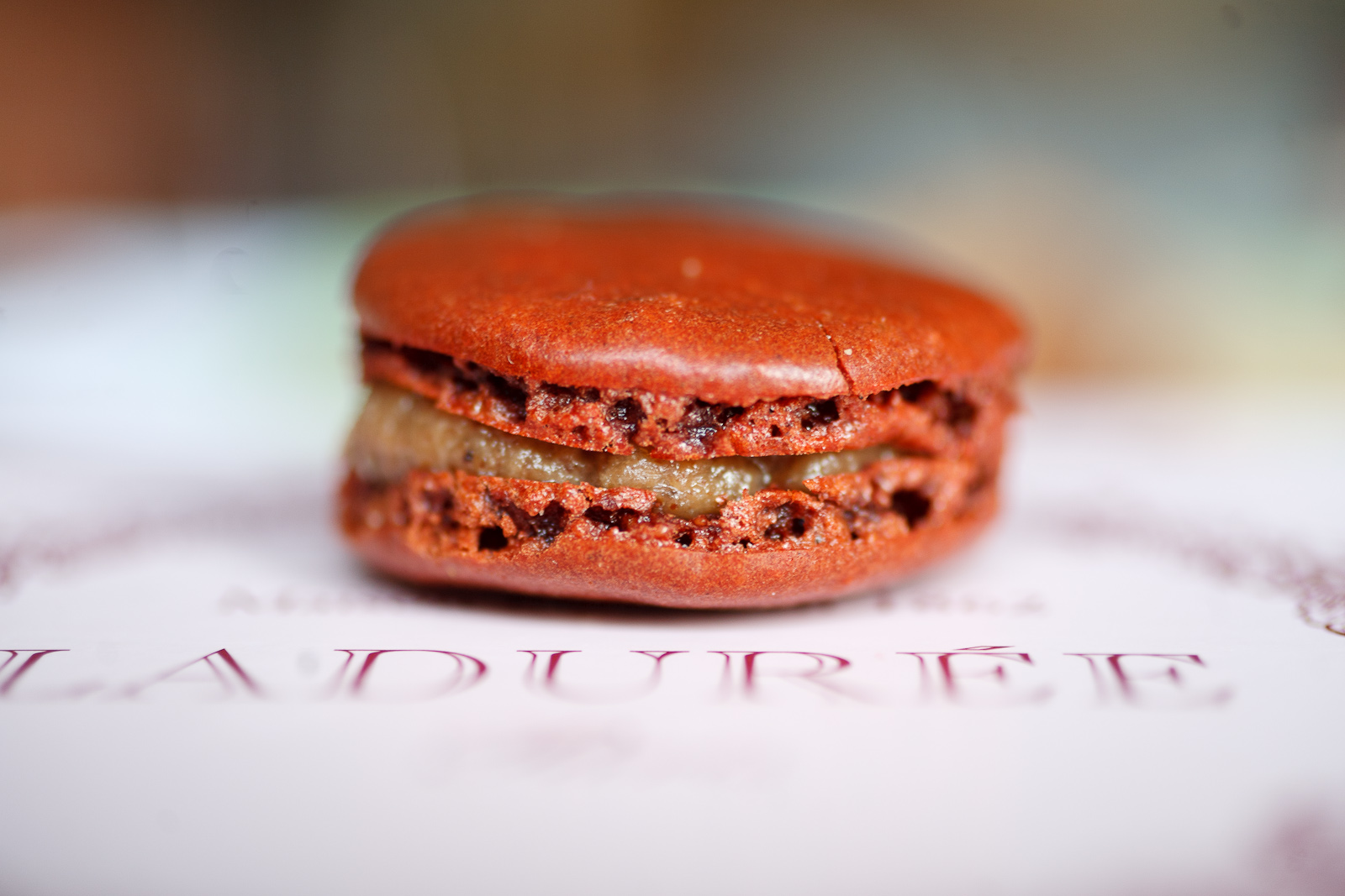 Macaron au pain d'épice (gingerbread)