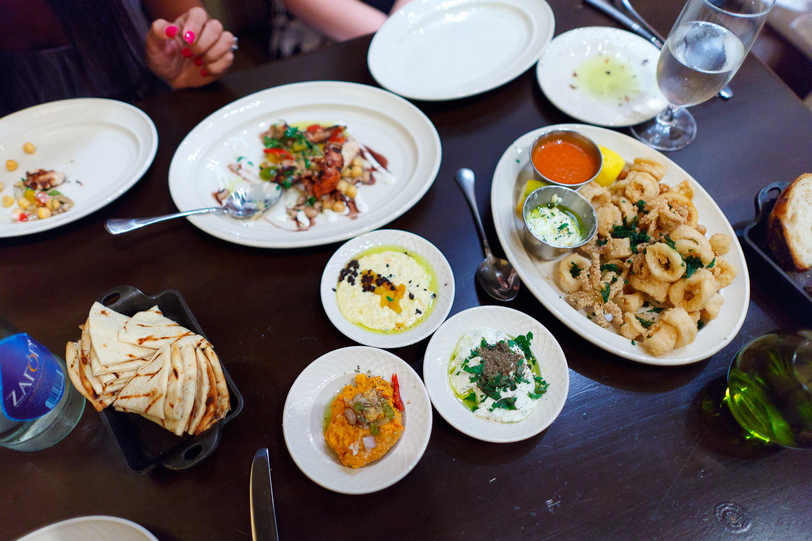 Table of appetizers