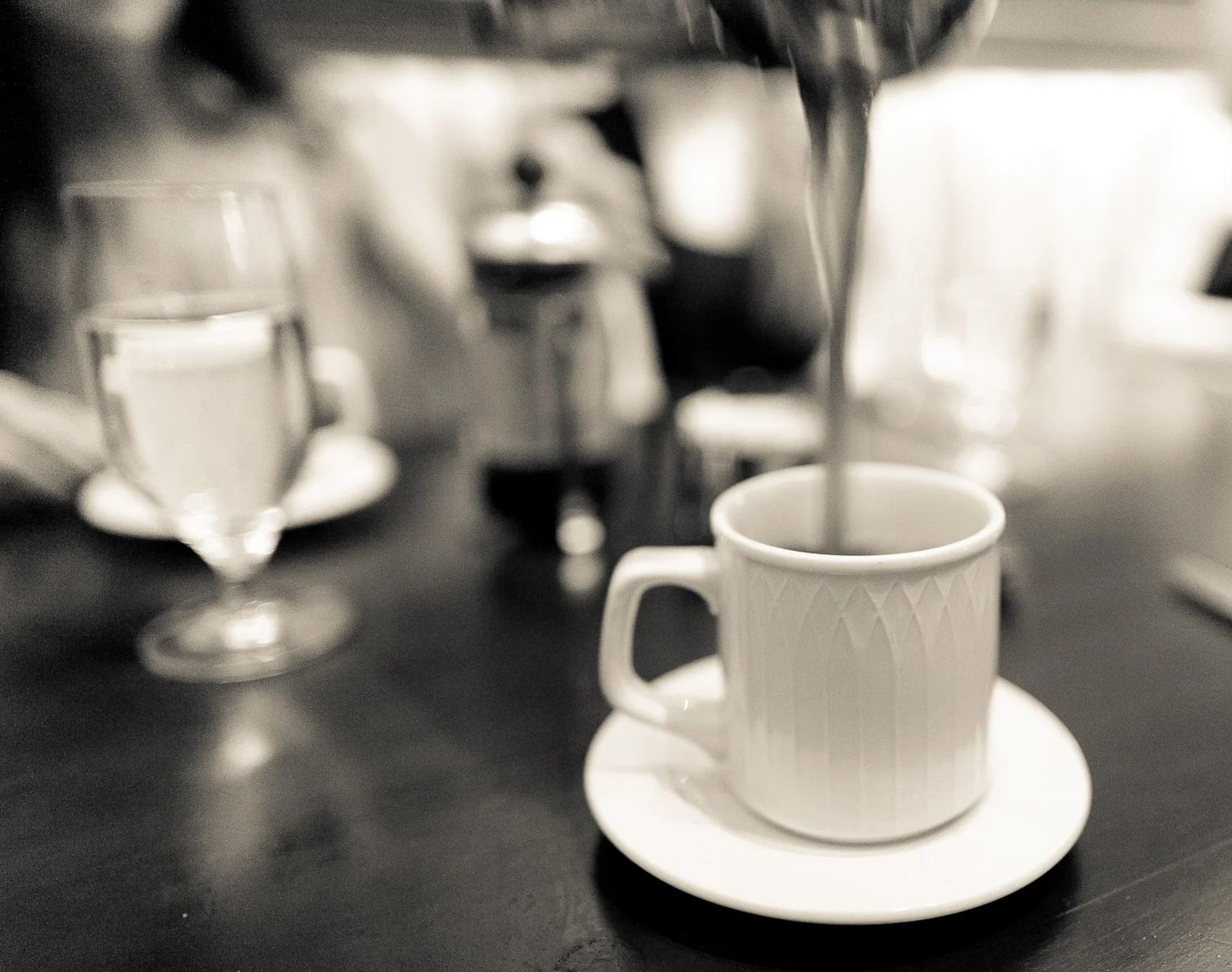 French press Sumatra Mandheling fair trade certified organic decaffeinated coffee ($4.5)
