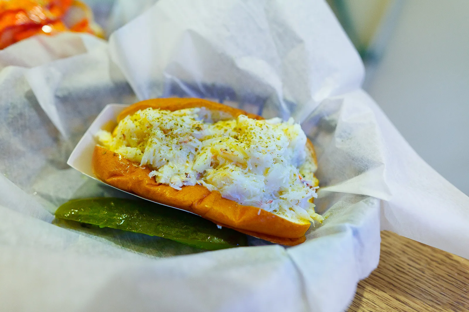 Crab roll ($10)