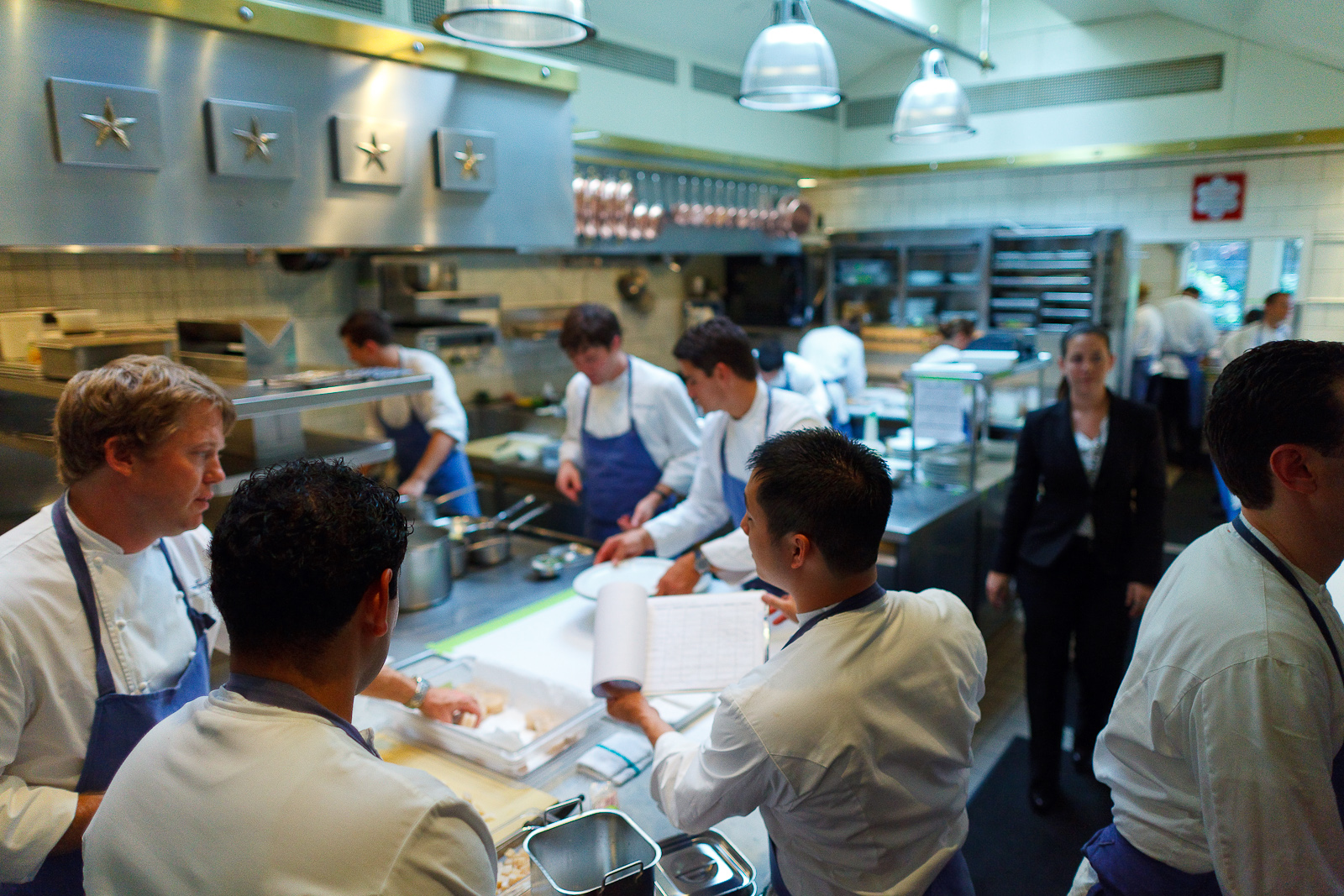 Chef de Cuisine Timothy Hollingsworth and His Staff