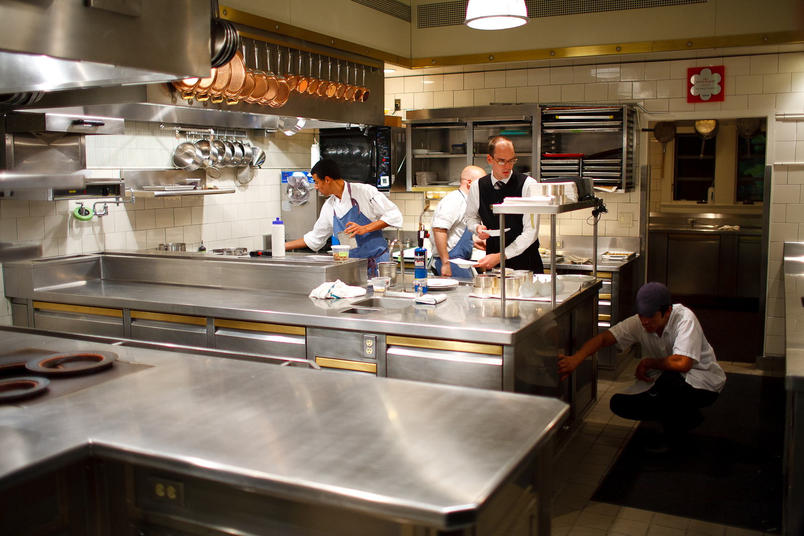 Inside the kitchen of The French Laundry, after hours