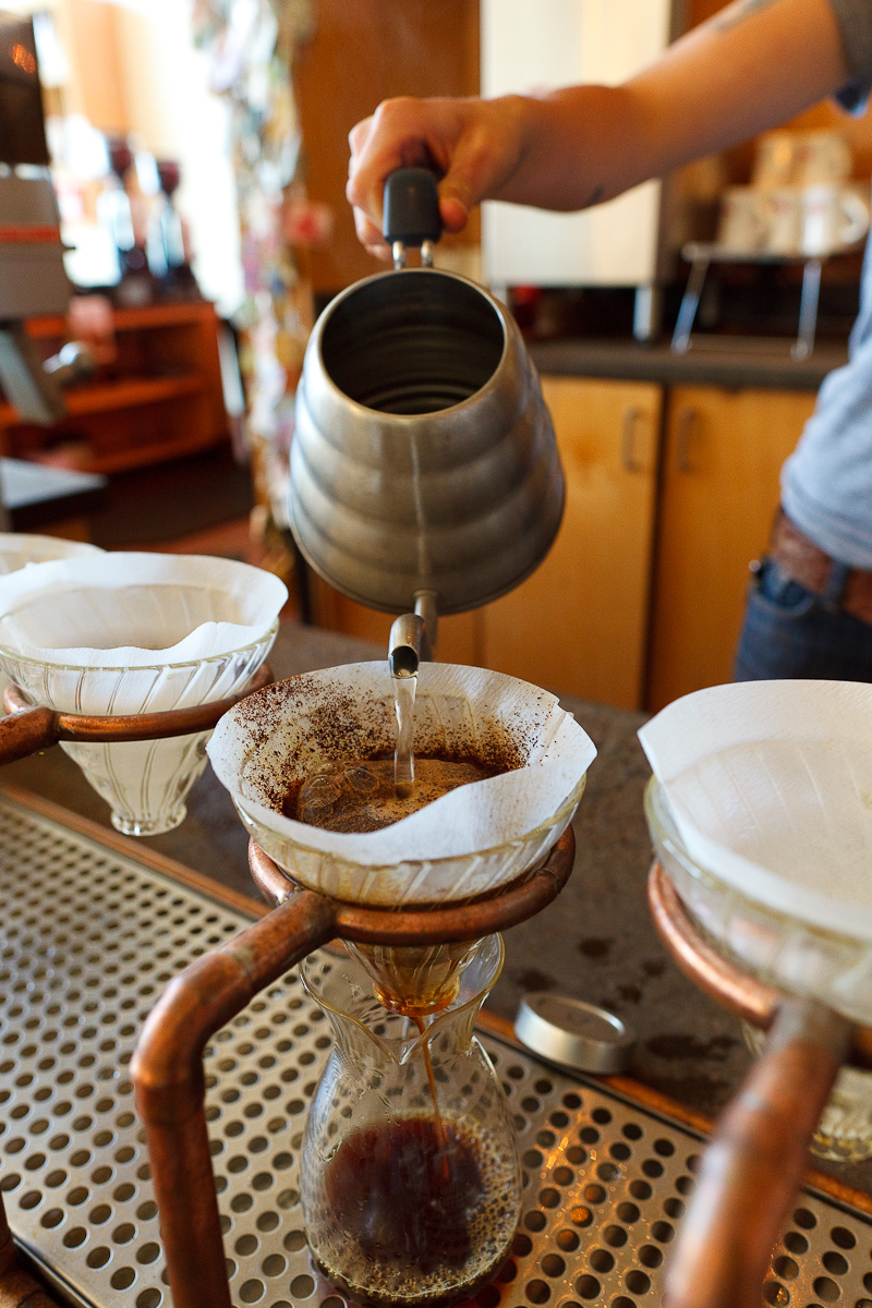 Pour over coffee