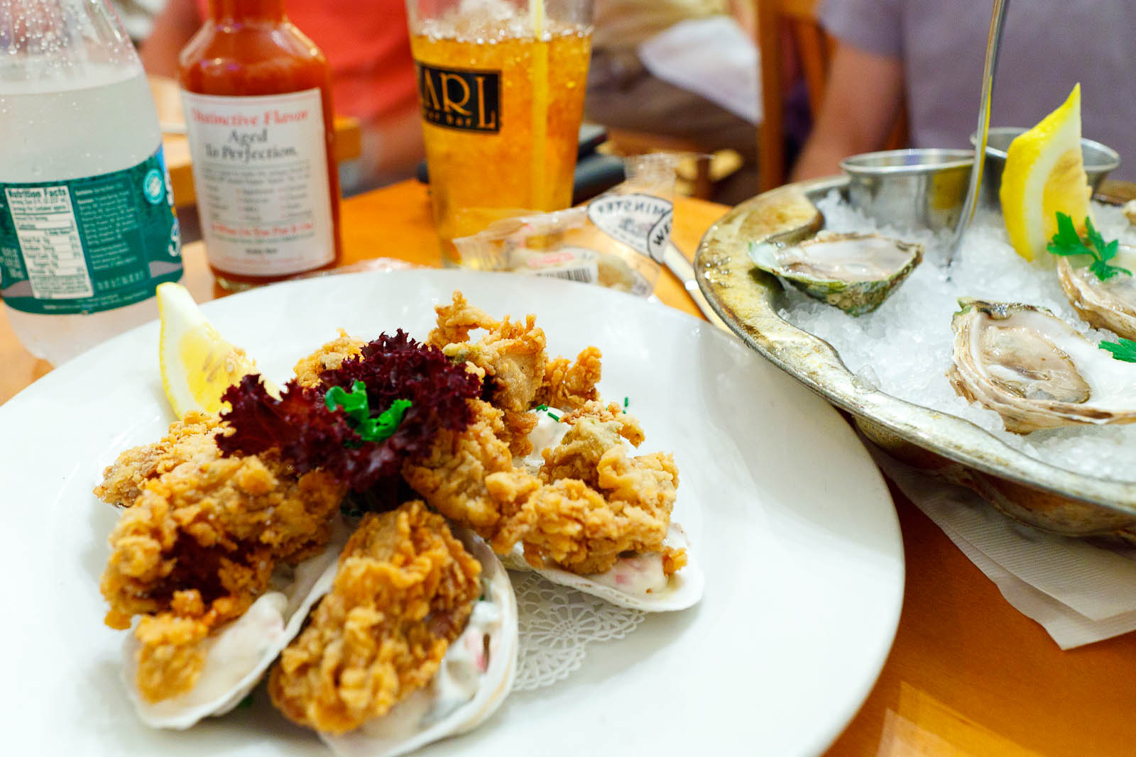 Fried oysters ($13.75)