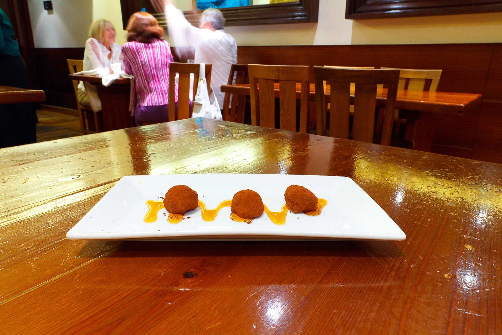 Petits fours: Chocolate ganache
