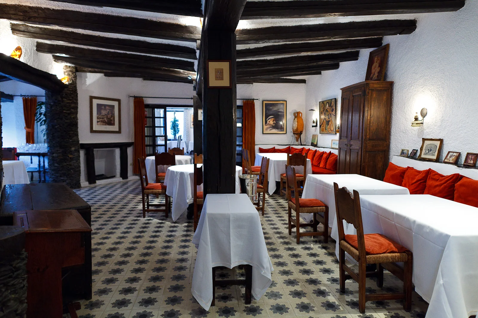 The dining room