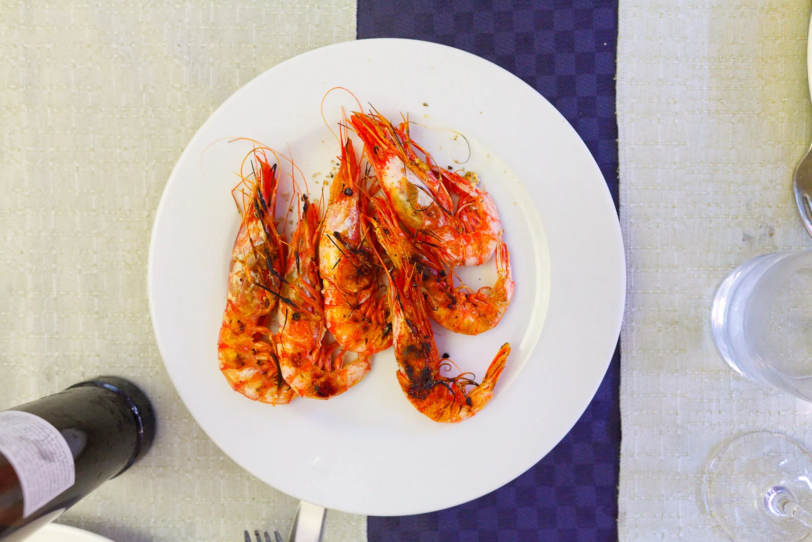 Gambas (Local Prawns) a la plancha