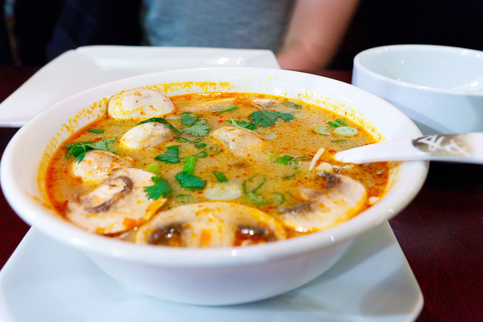 Tom yum goong ($5)