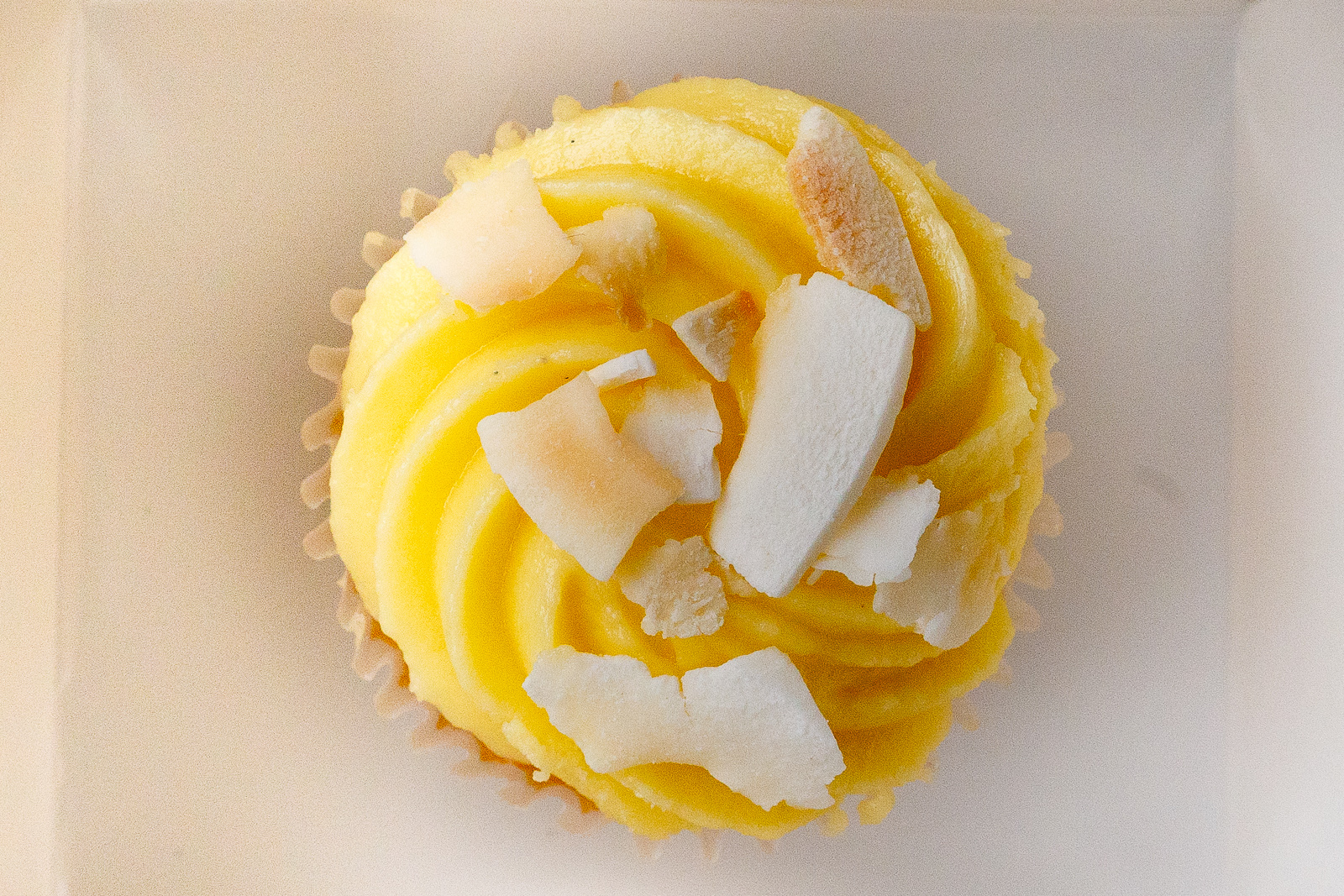 Cupcake from Robicelli's, Coconut Custard ($3.50)