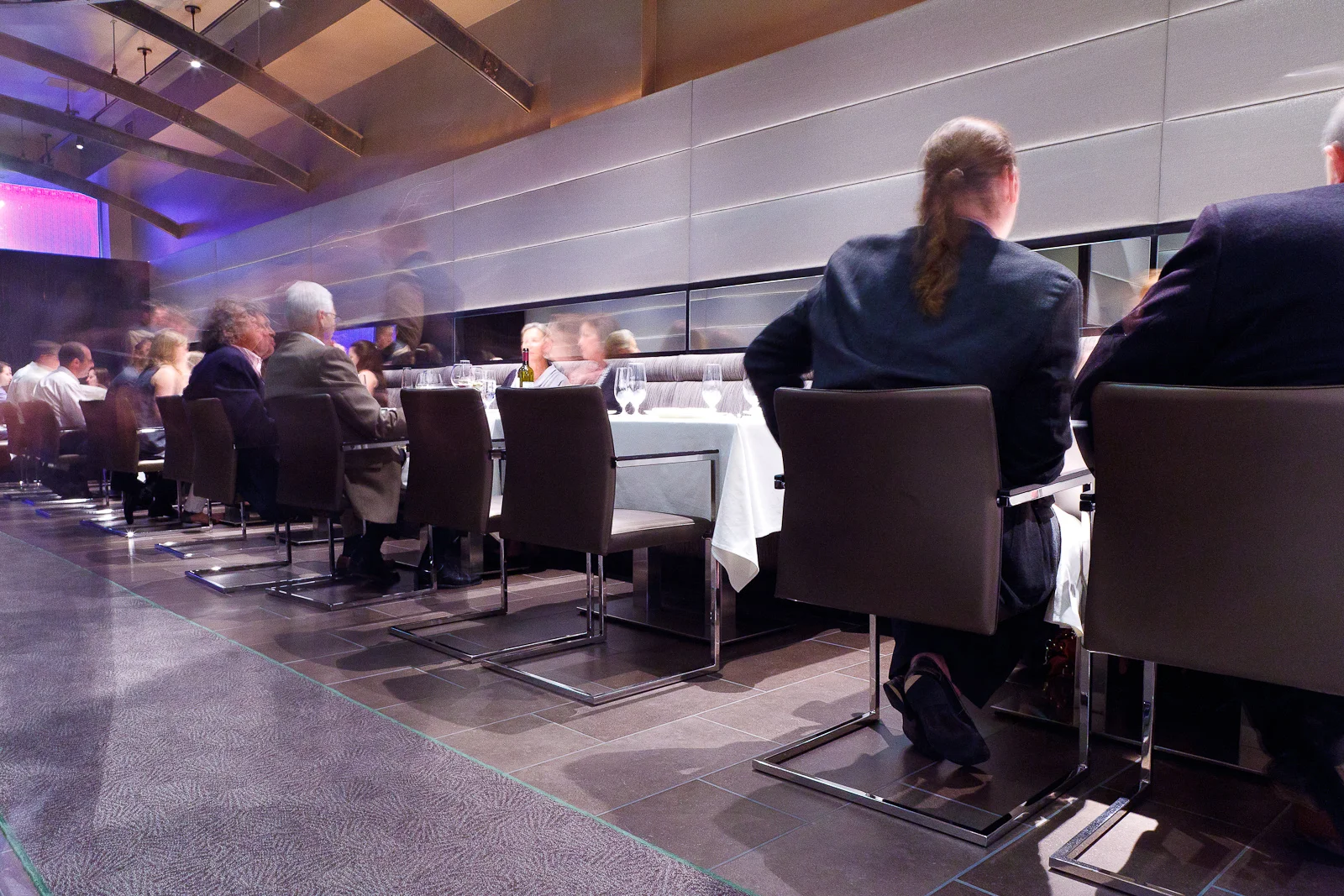 The dining room