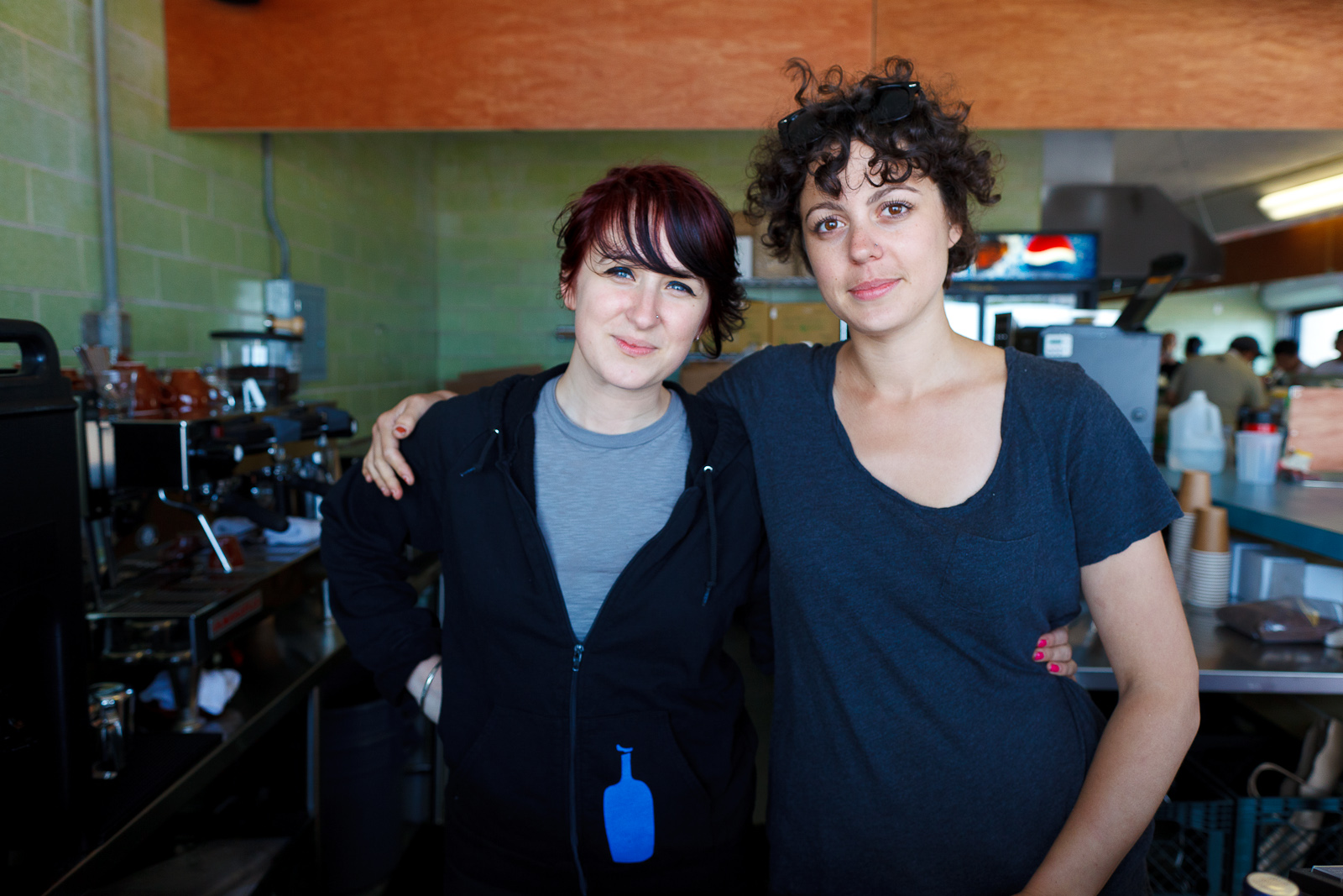 Friendly baristi at Rockaway Beach