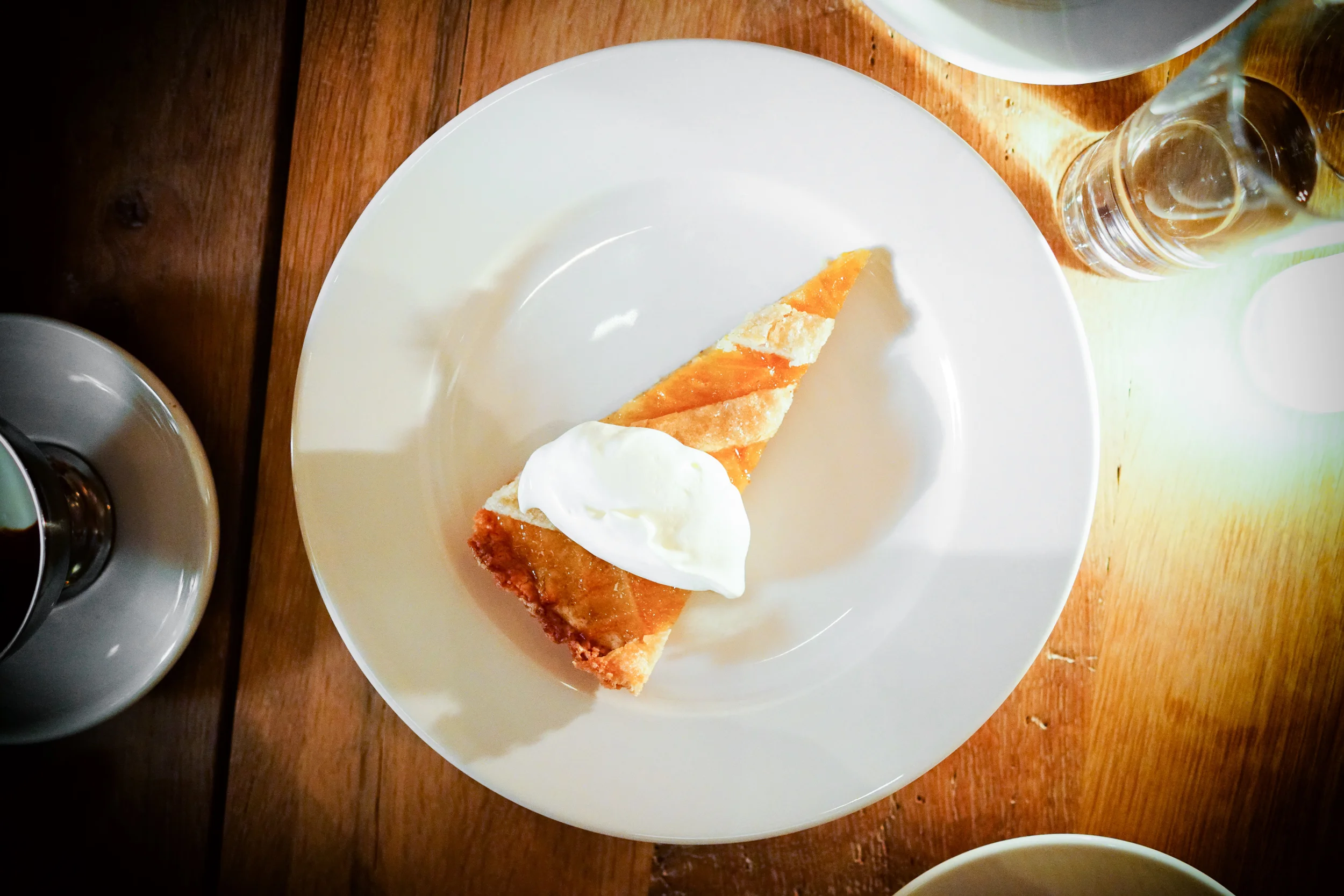 Seasonal crostata ($11)
