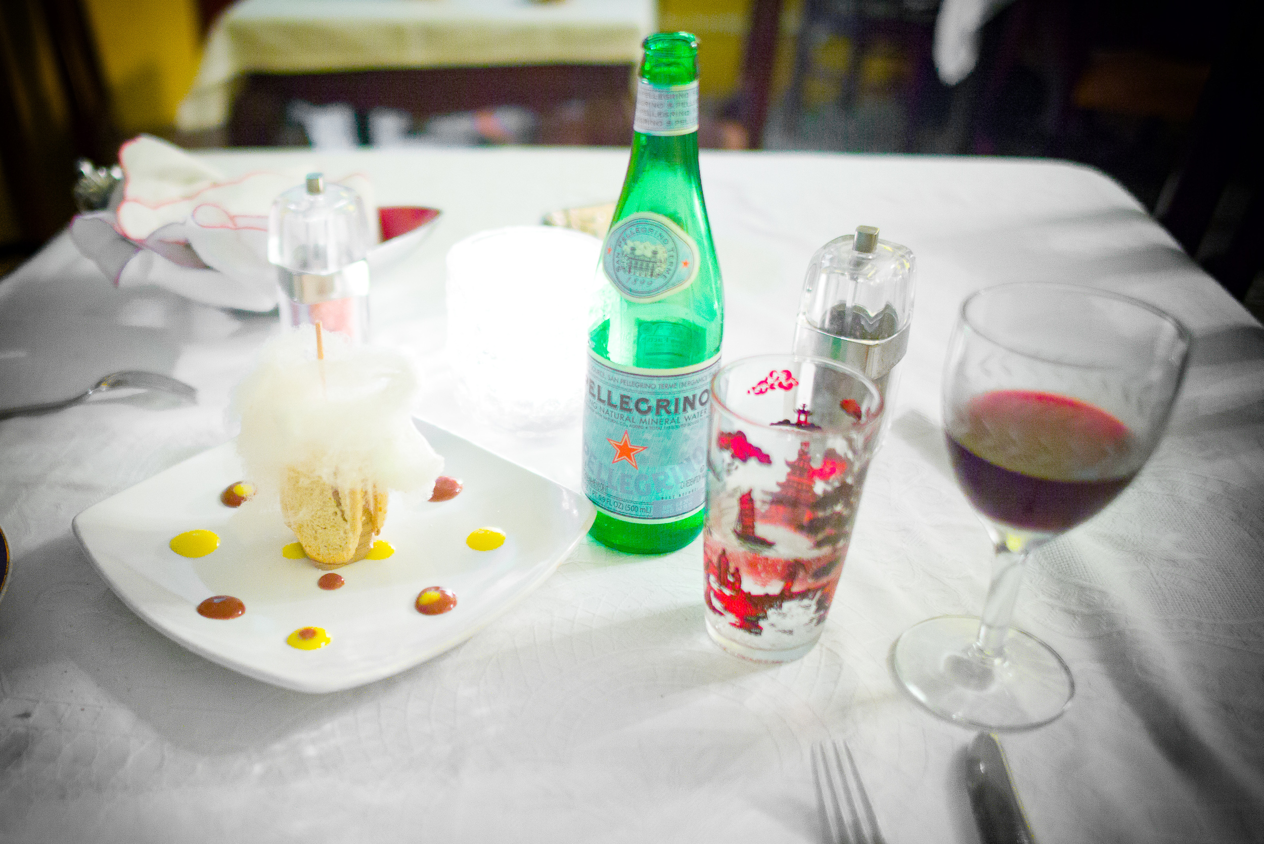 Cotton candy foie gras