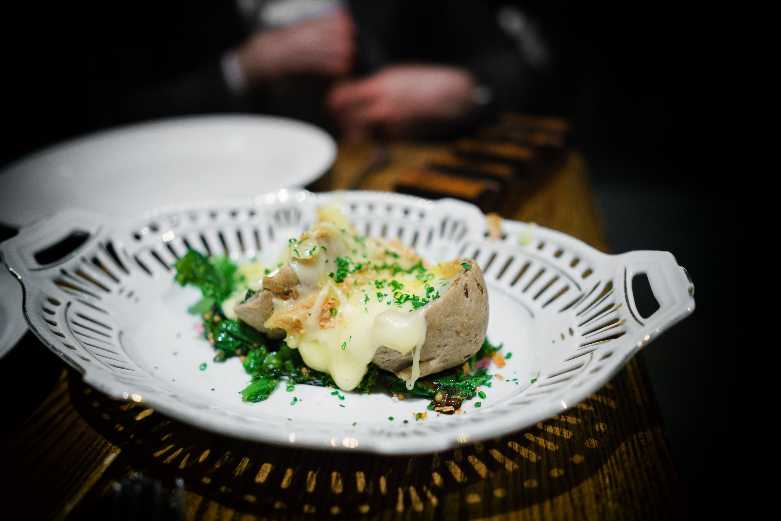 Raclette with potatoes