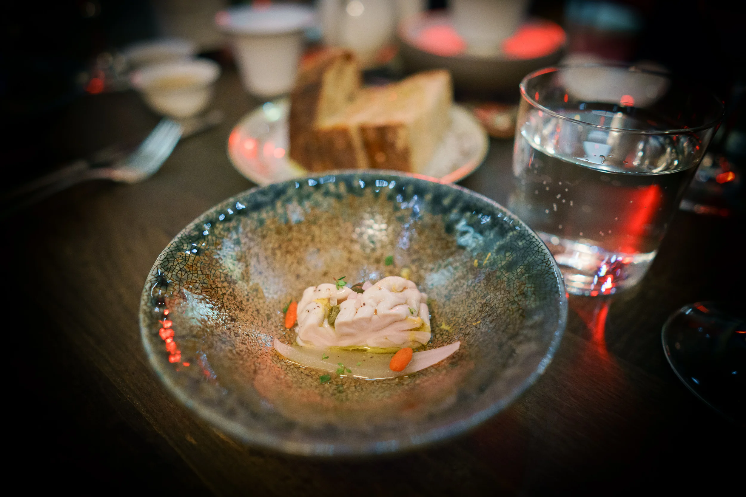 Veal brain and sourdough