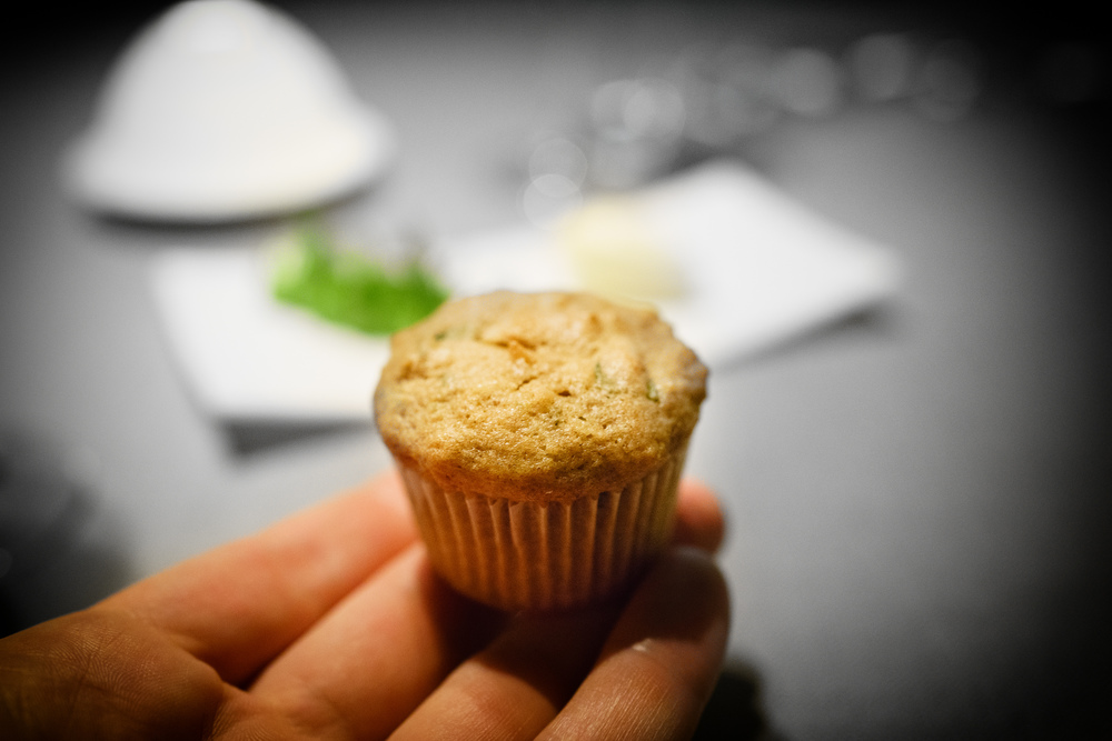 Coconut and lime muffin