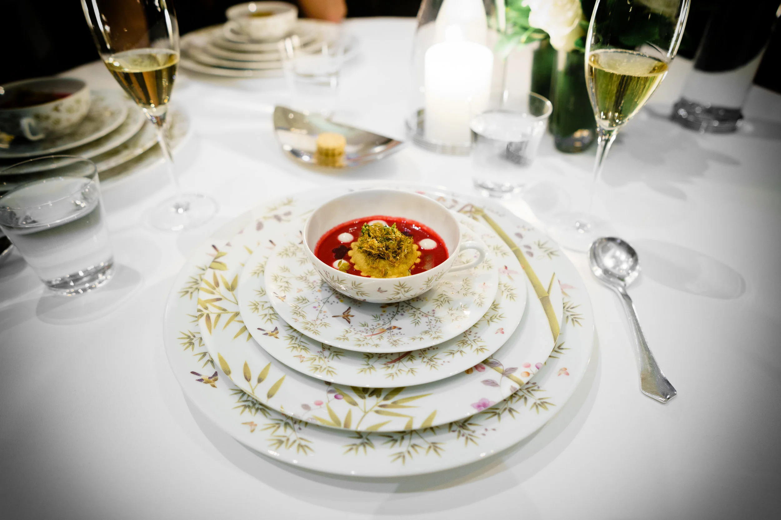 "Borscht" - Short Rib Pierogi and Horseradish Crème Fraîche