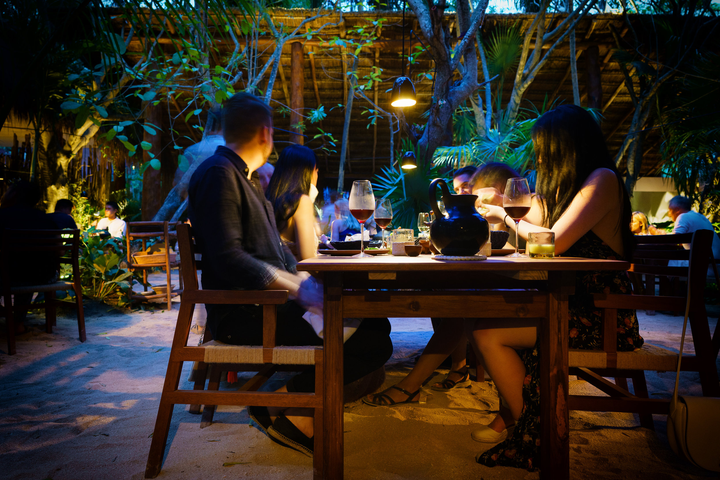 Table at Noma, Mexico