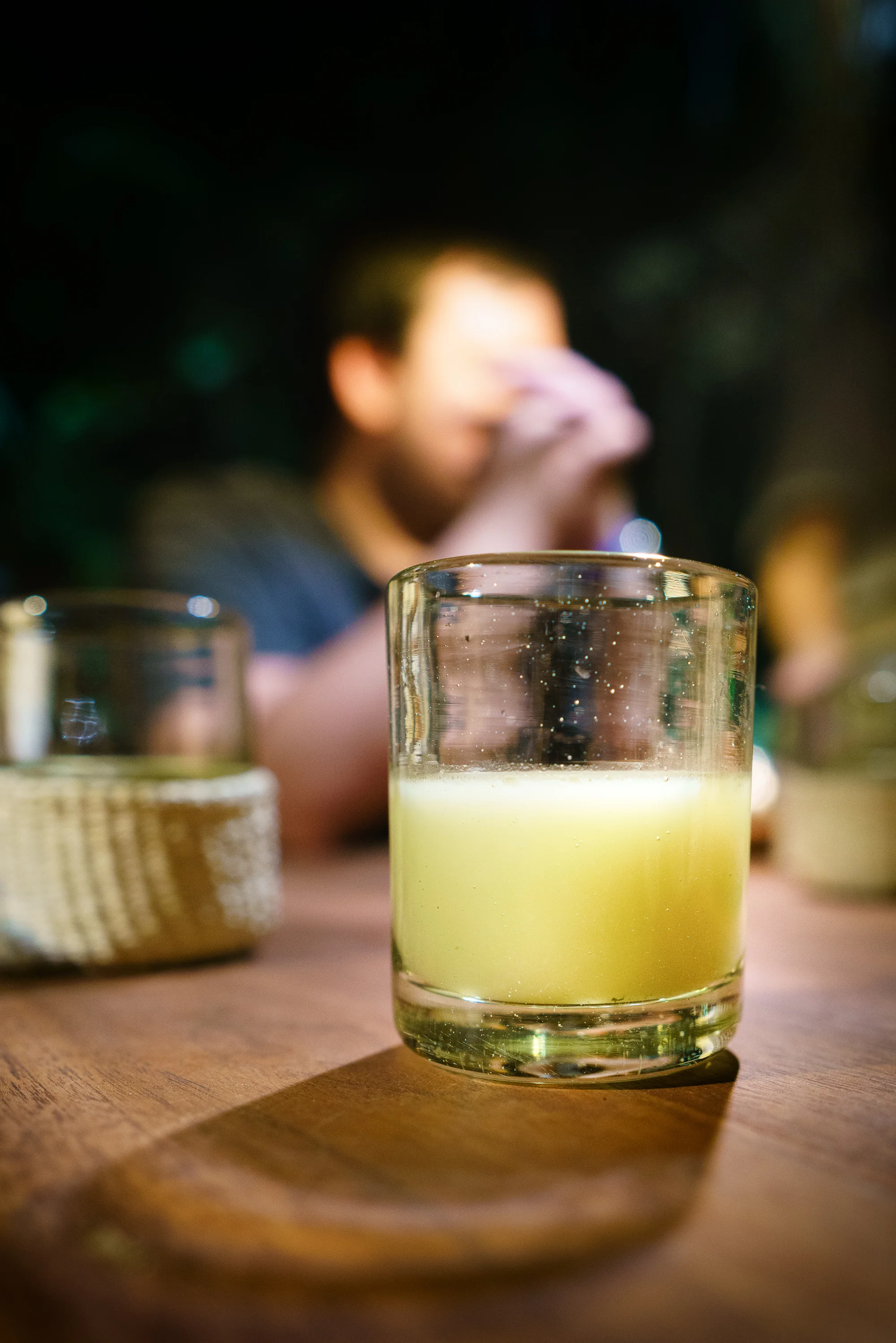 Epazote, green tomato, and mezcal