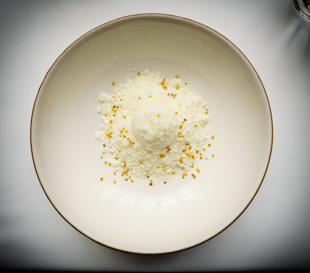 Milk and Honey: with dehydrated milk foam and bee pollen (2010)
