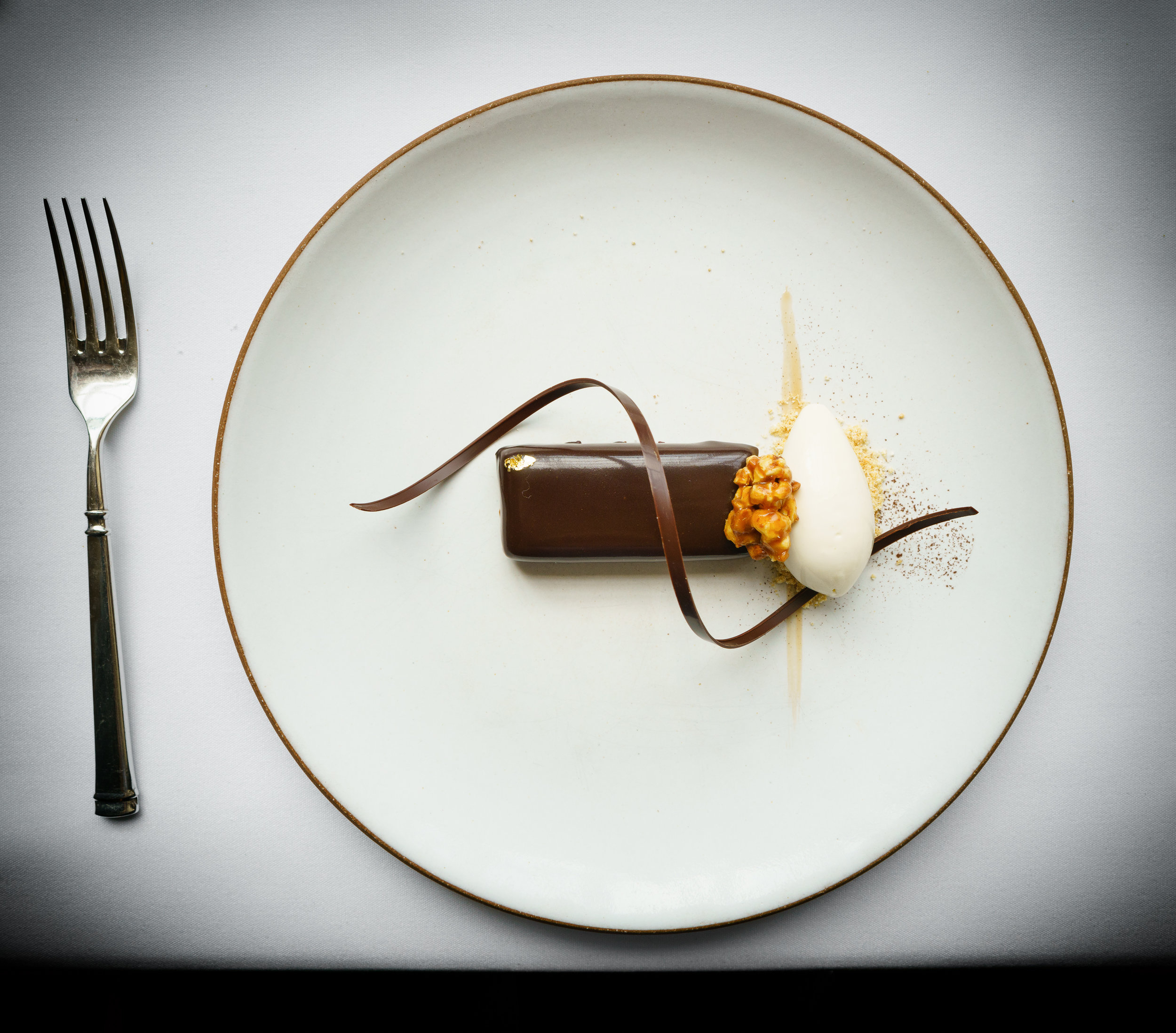 Chocolate: palette with peanut butter and popcorn ice cream (2008)